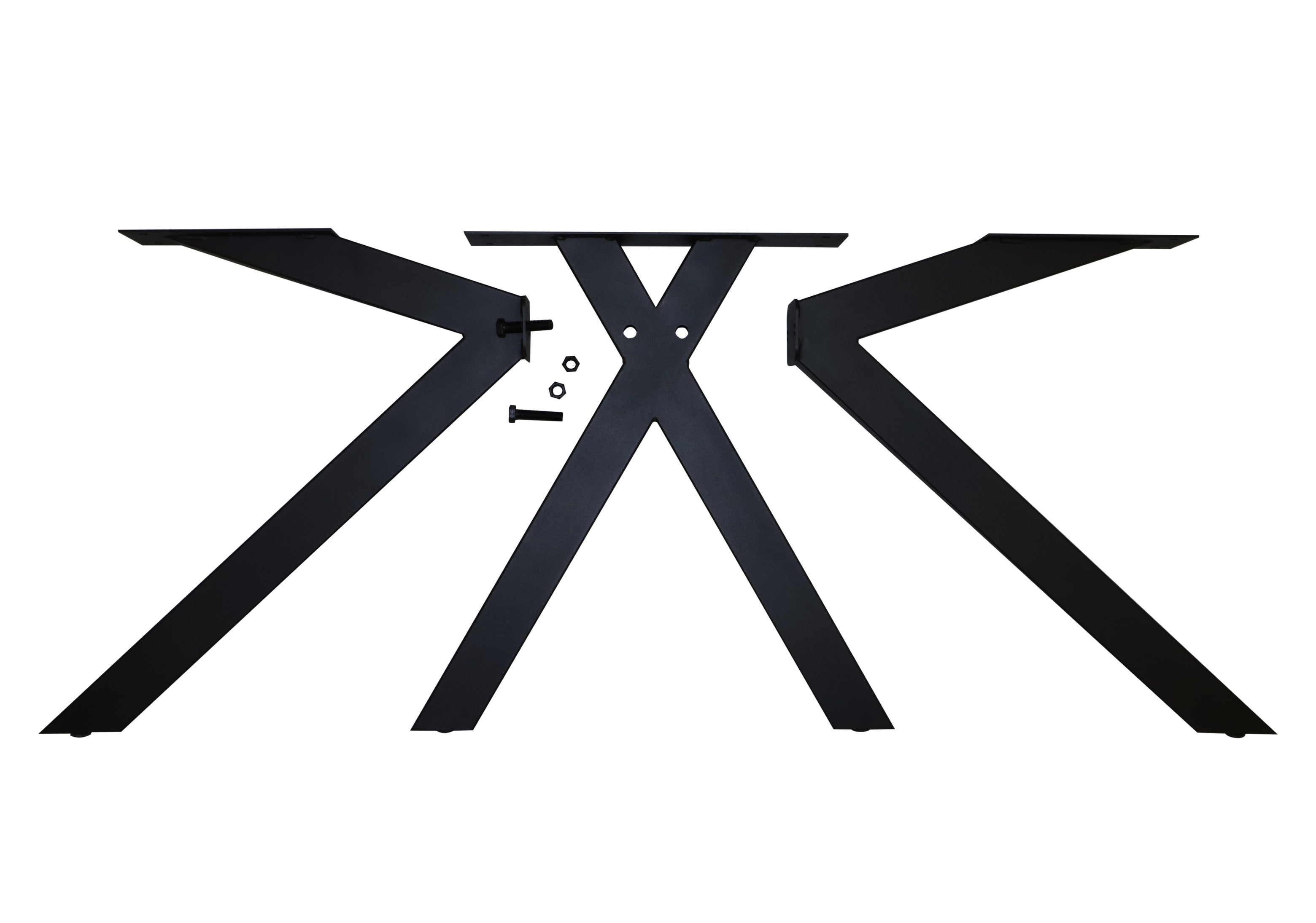 Esstisch Vigo Spider Gestell Eiche wildeiche massiv mit Baumkante geölt