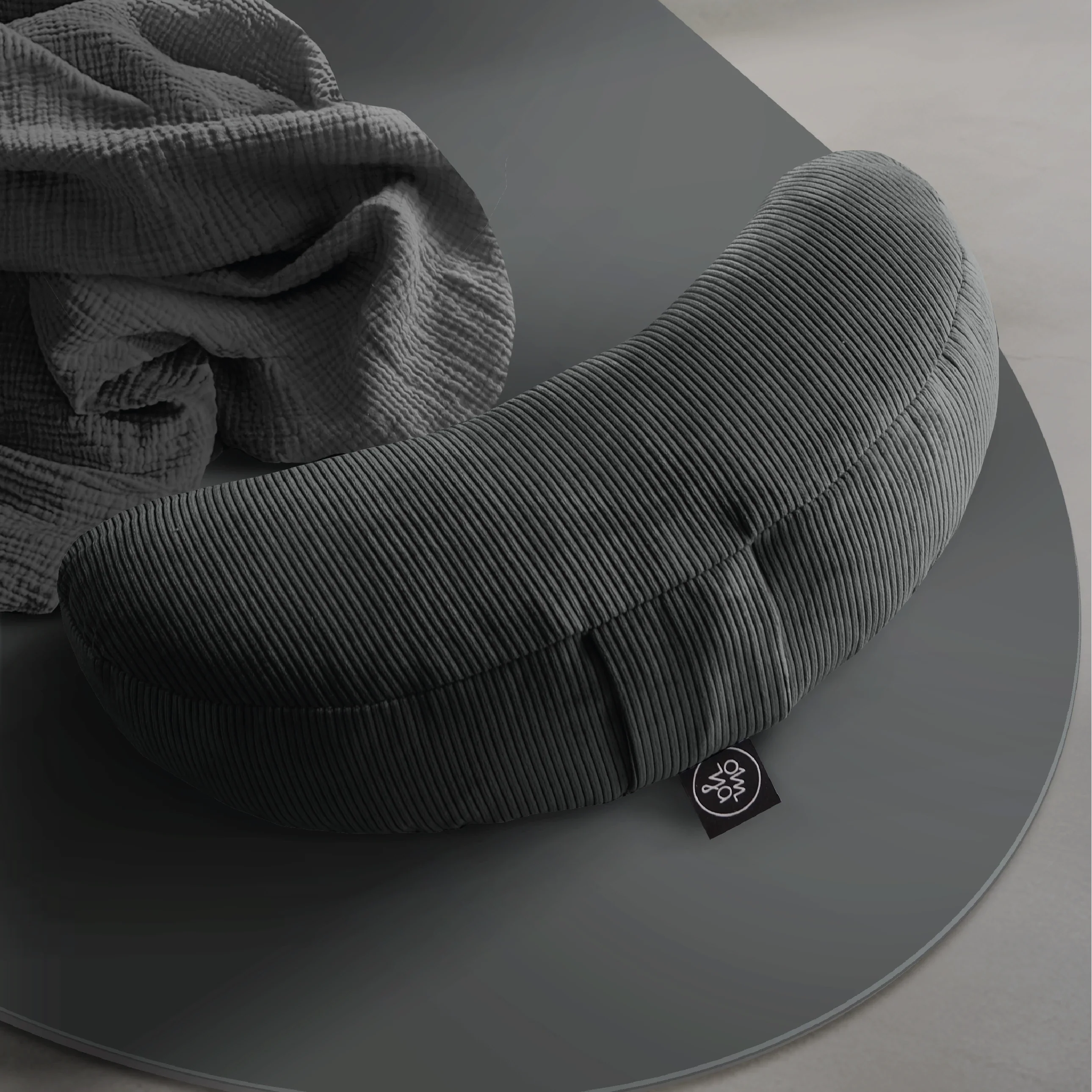 Oval Advanced Grip Yogamatte - Granit