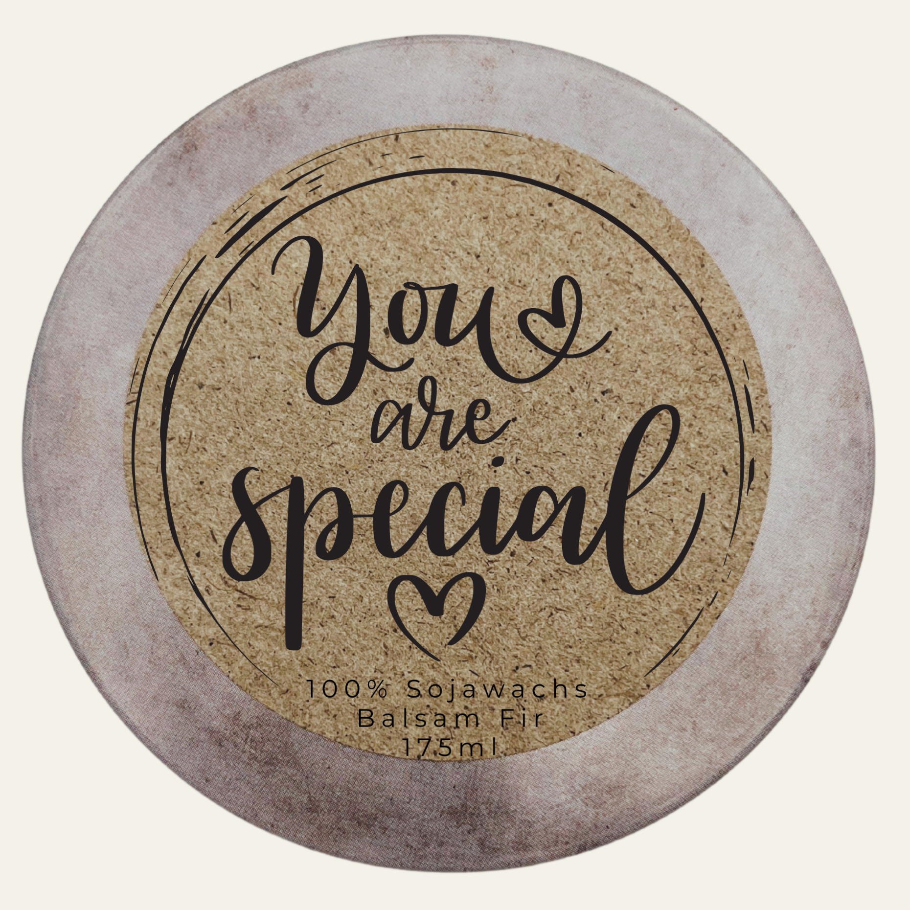 Wertschätzende Duftkerze „You are Special“ – Einzigartiges personalisierbares Geschenk für ganz besondere Menschen - Handgemacht