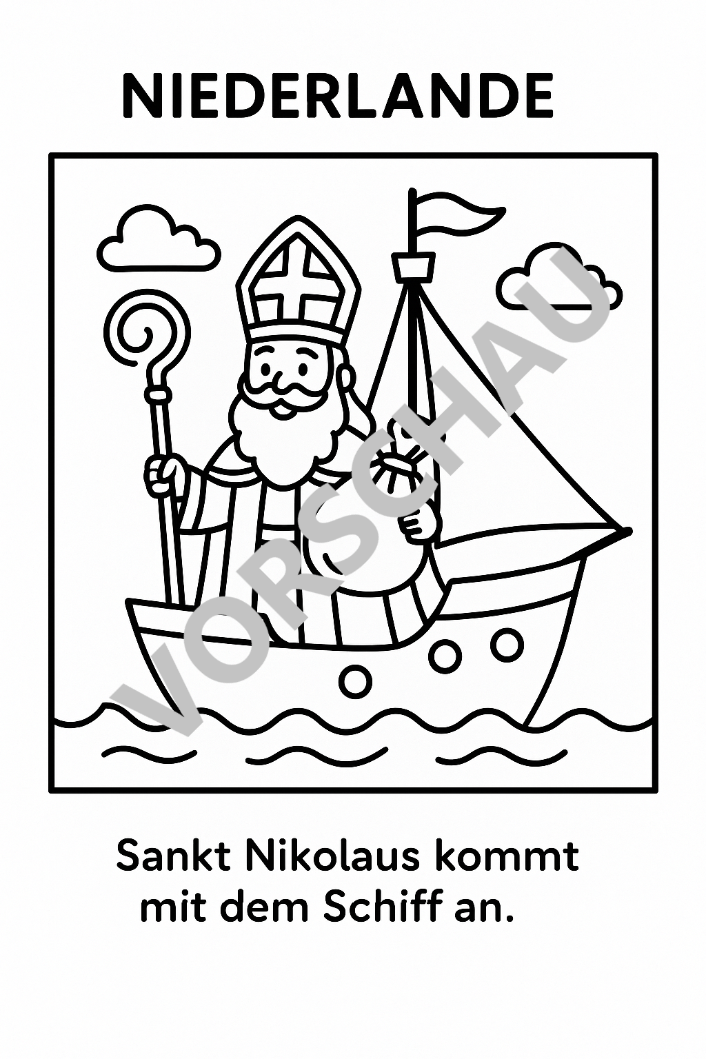 Adventskalender zum Ausmalen – 25 Weihnachtsbräuche aus aller Welt | PDF