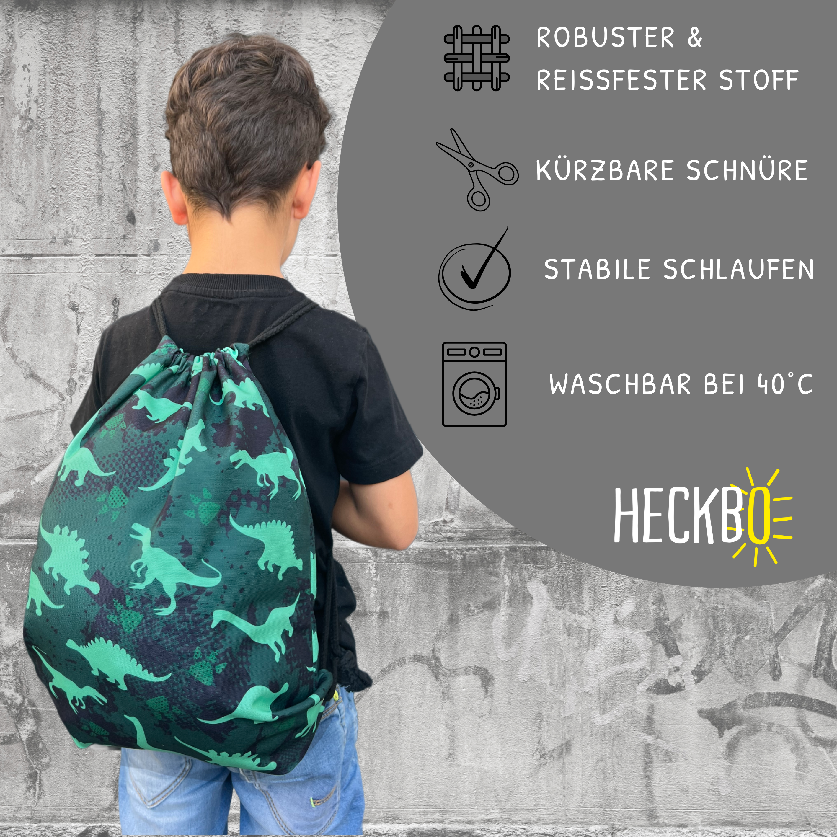 Kinder Turnbeutel Dinosaurier