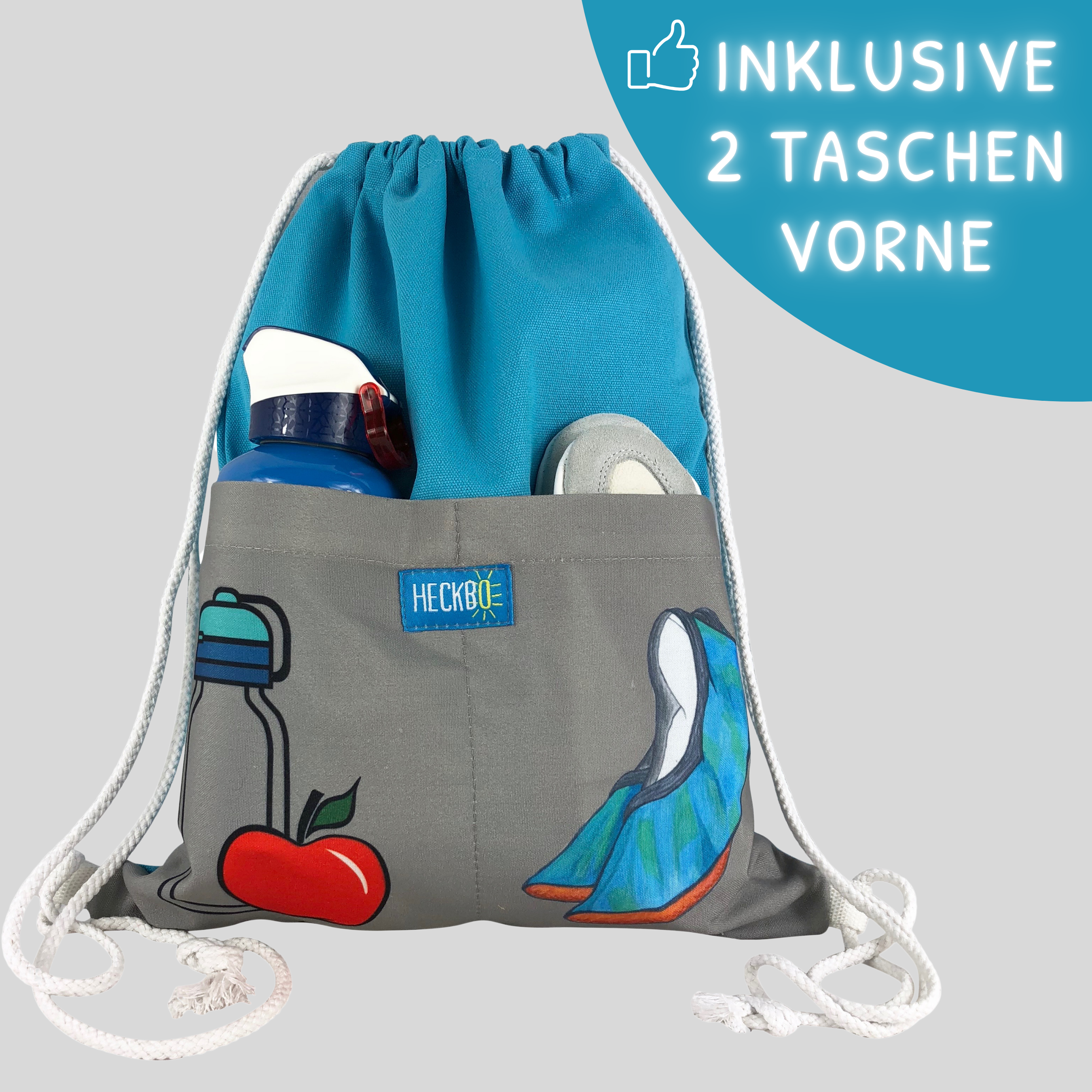 Kinder Turnbeutel 2 Taschen