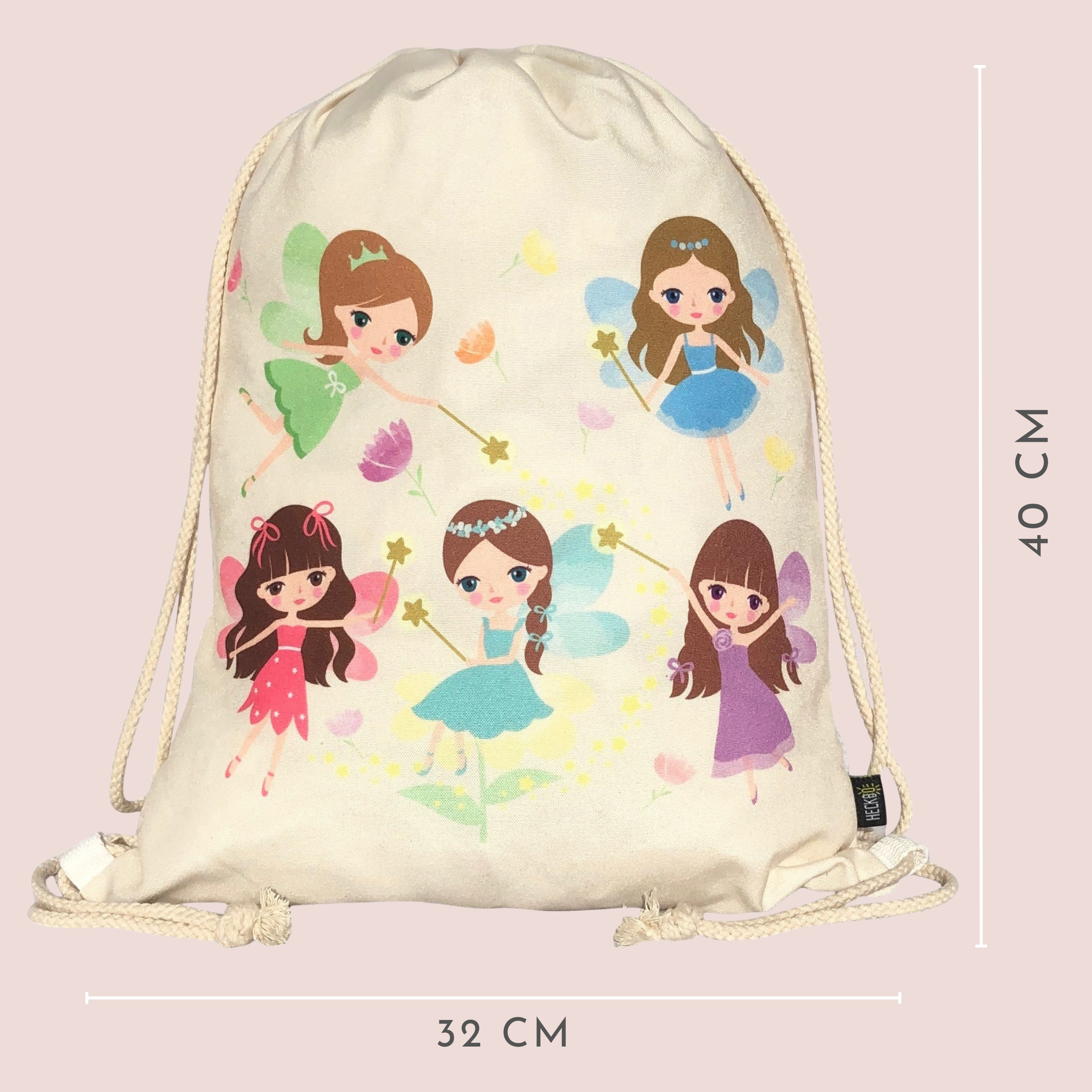 Kinder Turnbeutel Fee