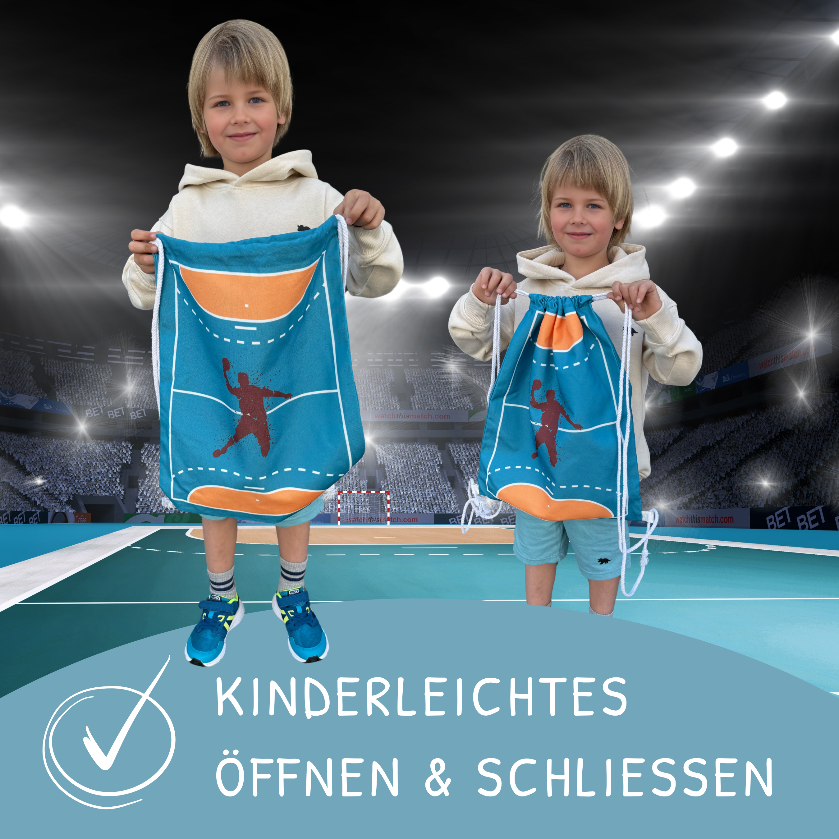 Kinder Turnbeutel Handball