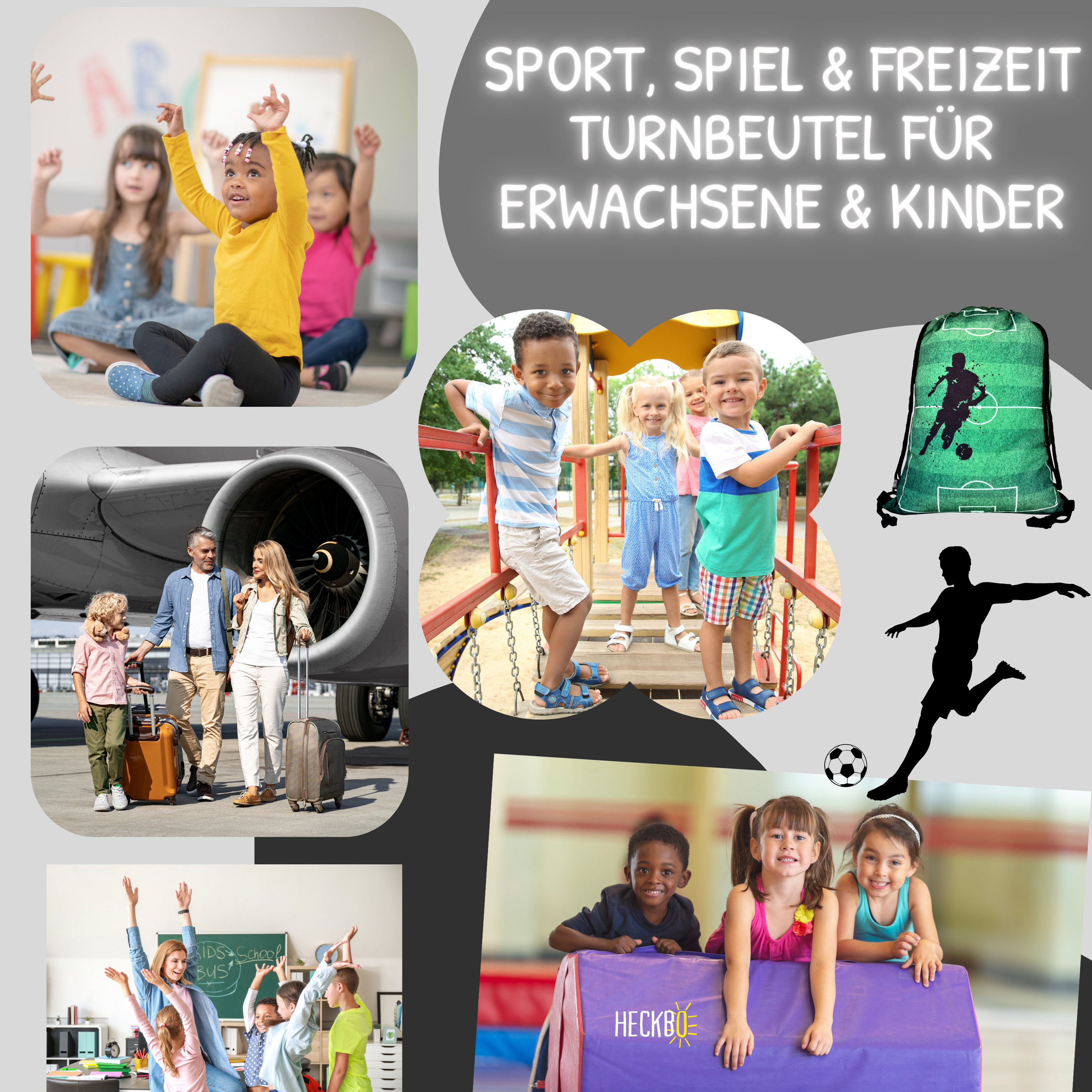 Kinder Turnbeutel Fussball