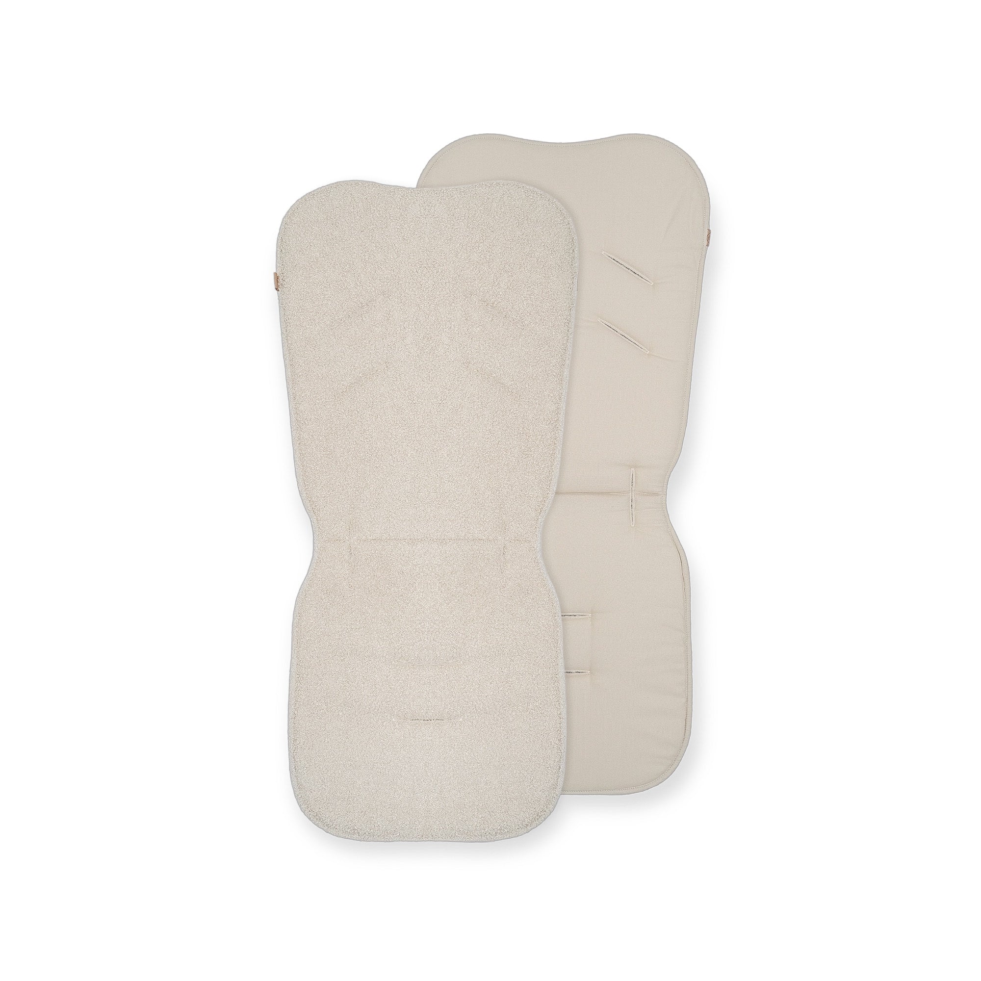 Sitzauflage Teddystoff Boucle für den Kinderwagen - universell passend