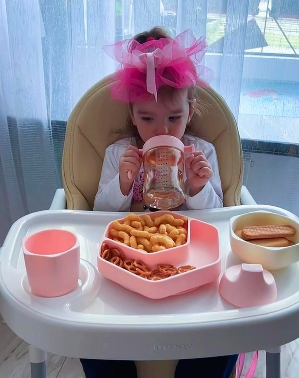 Toddler feeding Set (Rosa)