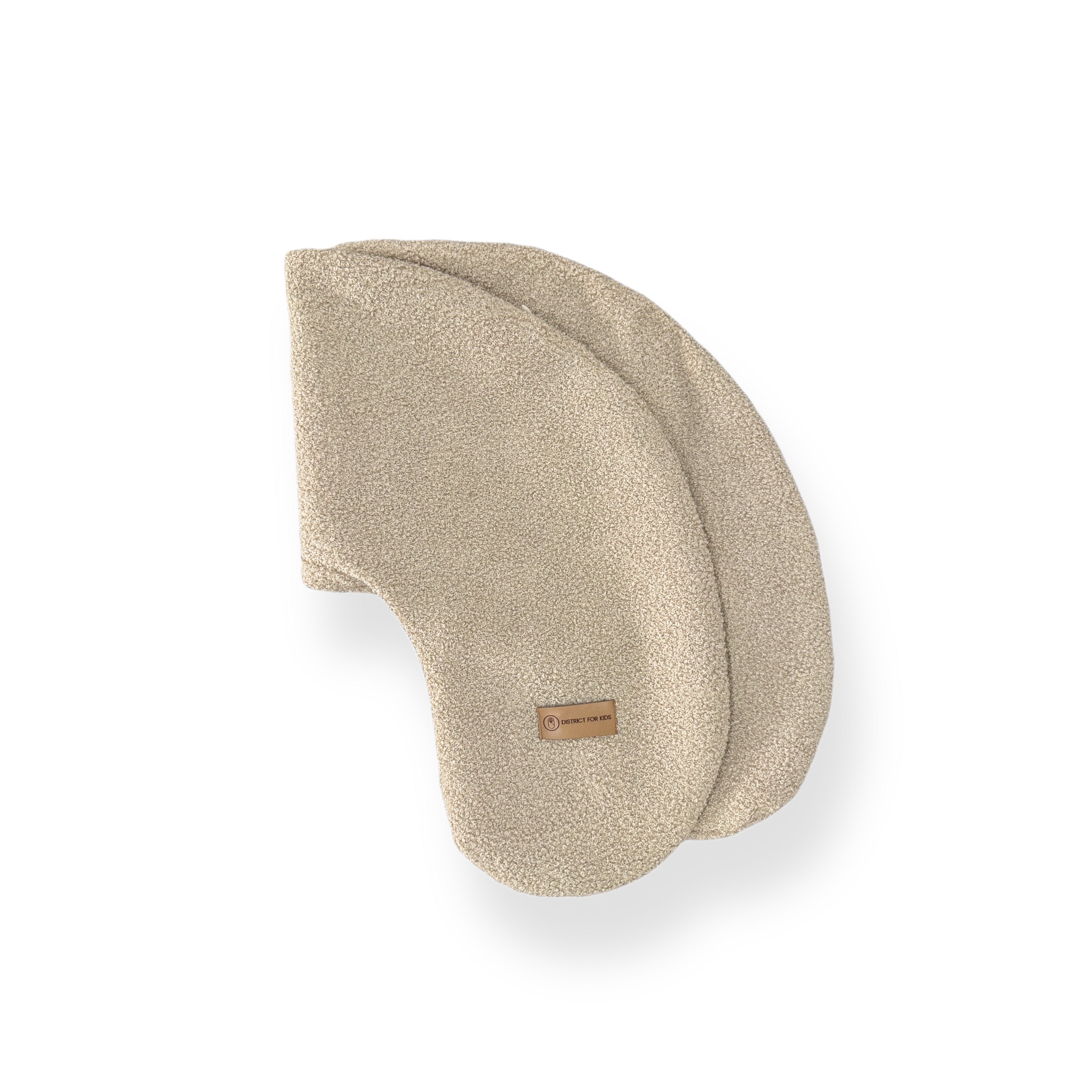 Stillkisse-Ersatzbezug aus Teddystoff Boucle