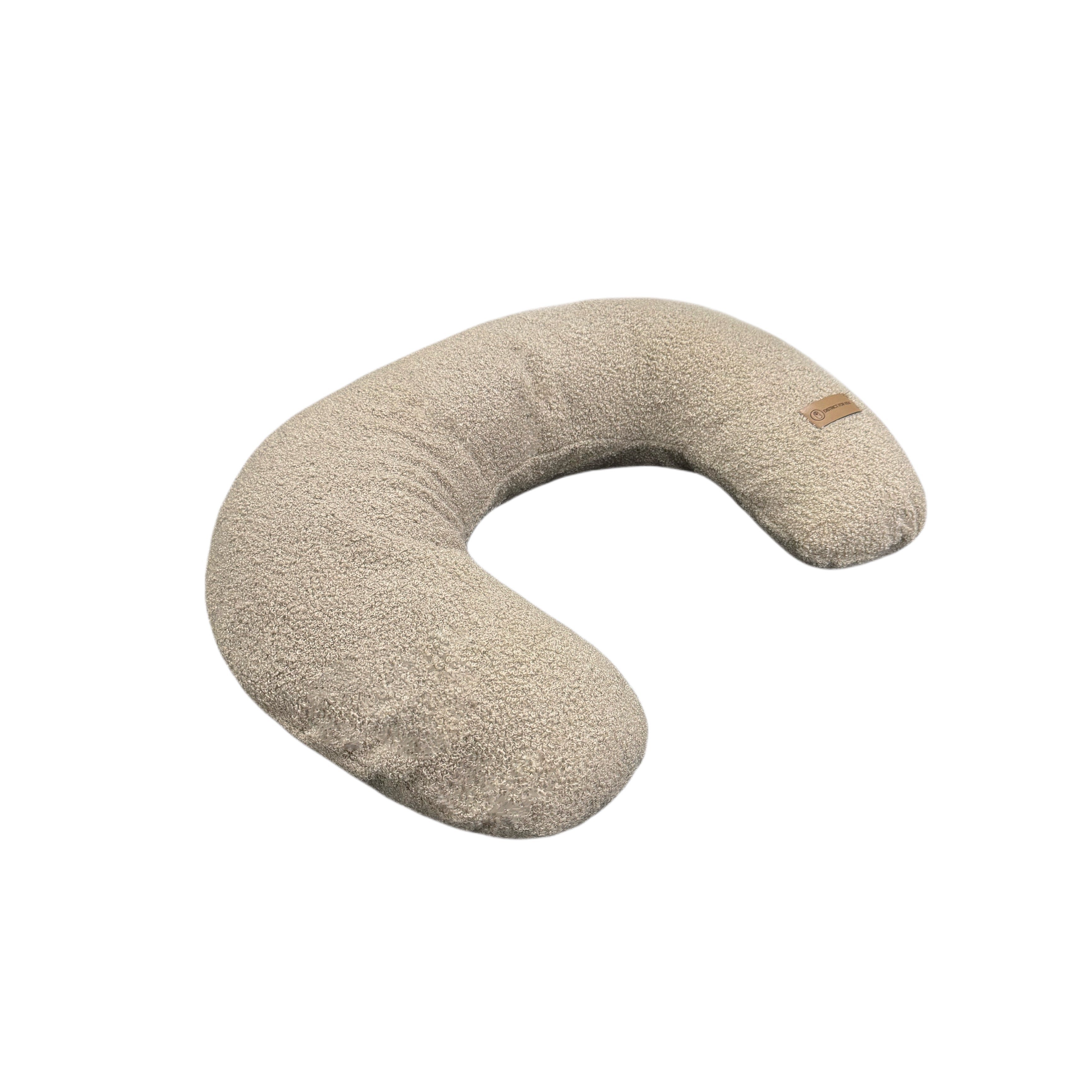 Stillkisse-Ersatzbezug aus Teddystoff Boucle