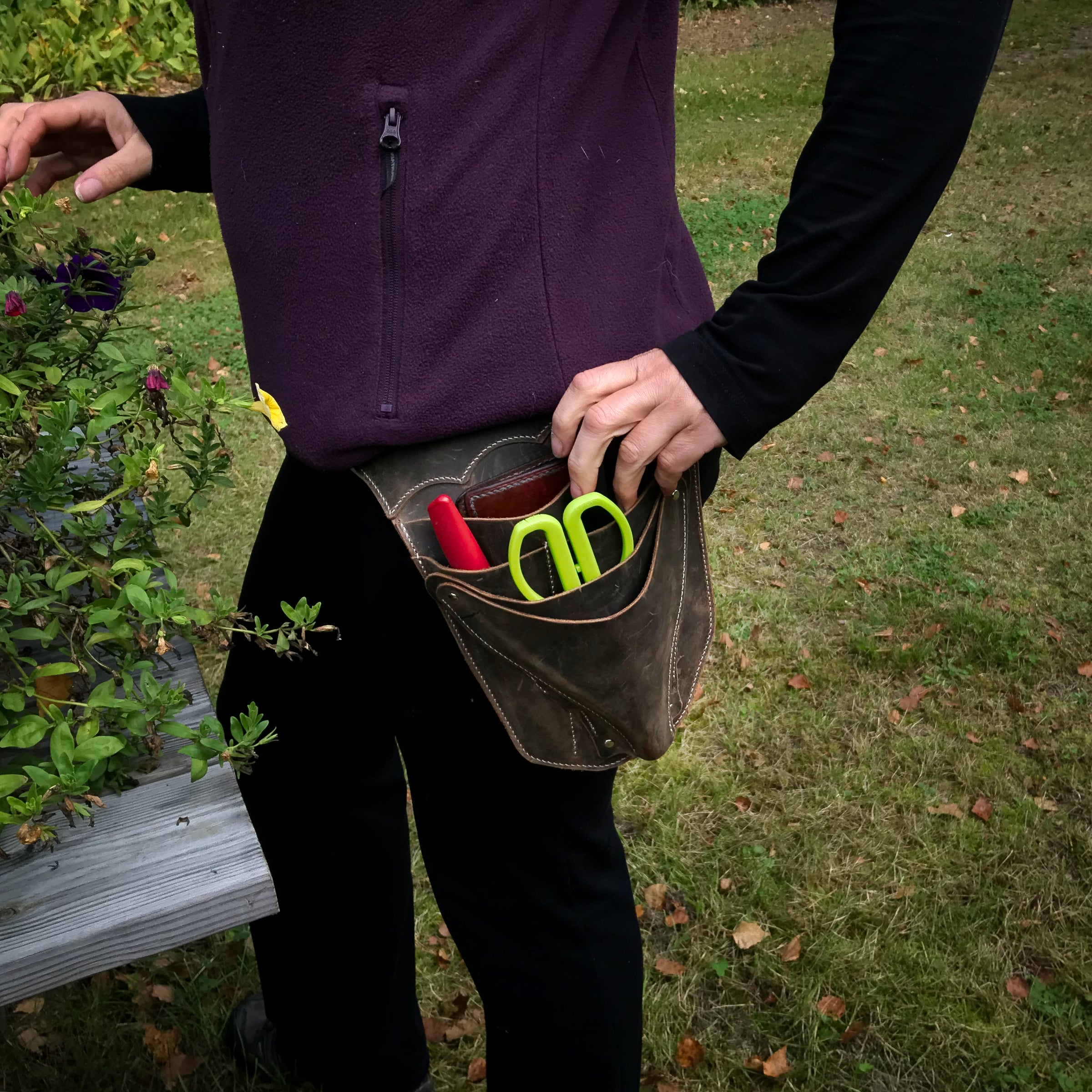 Großer Werkzeuggürtel / Garten Werkzeuggürtel - Links -