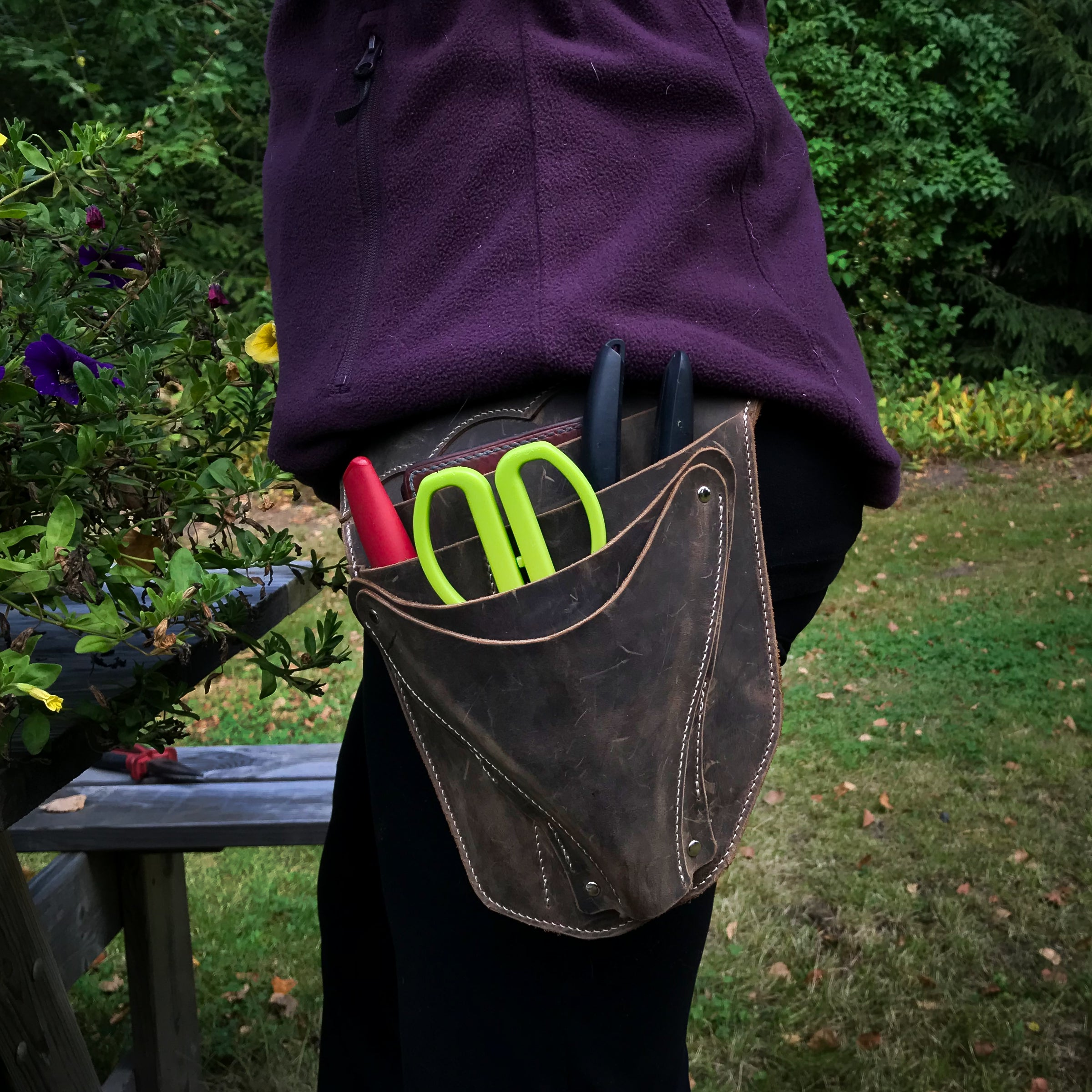 Großer Werkzeuggürtel / Garten Werkzeuggürtel - Links -