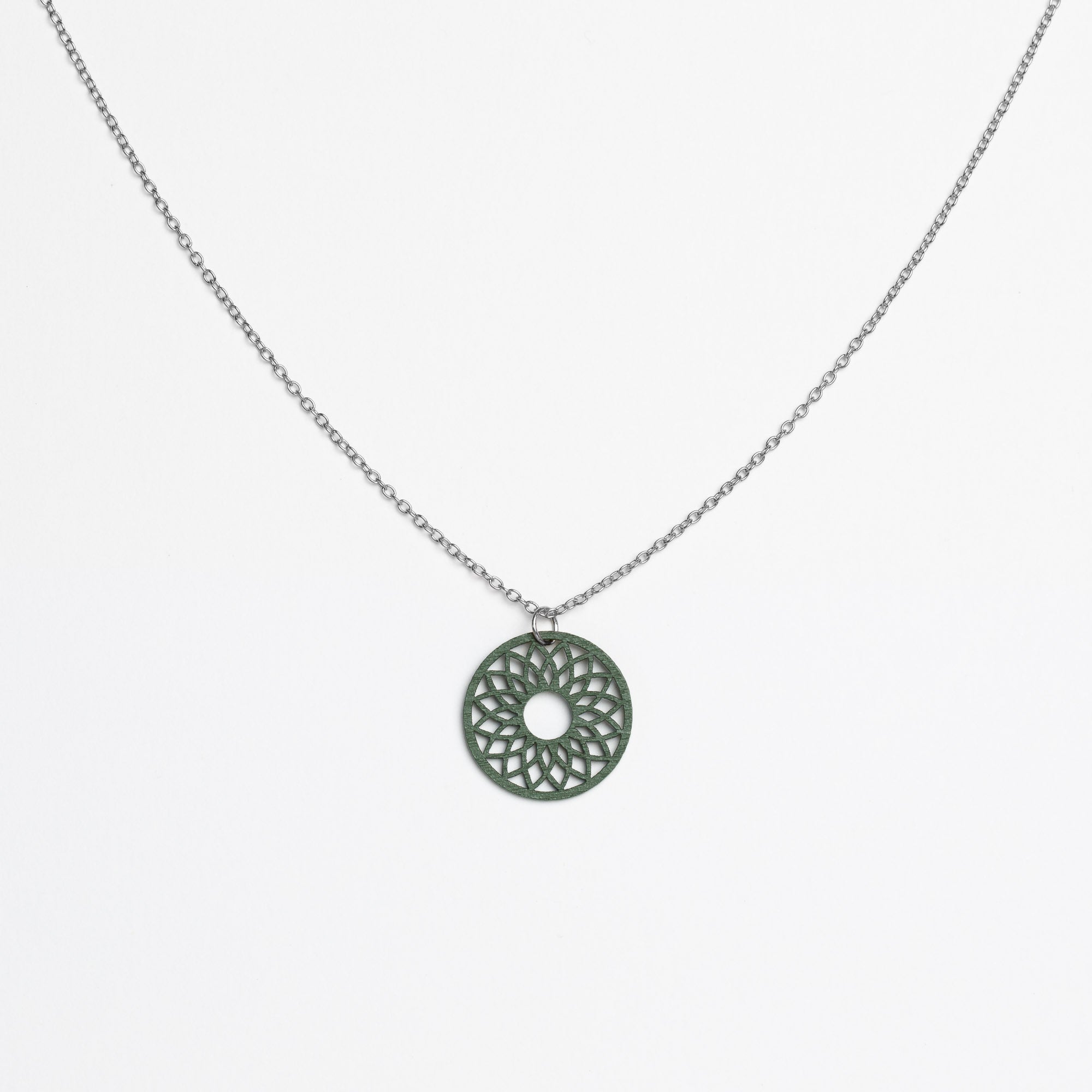 Halskette mit Holzanhänger - 'Spirit'