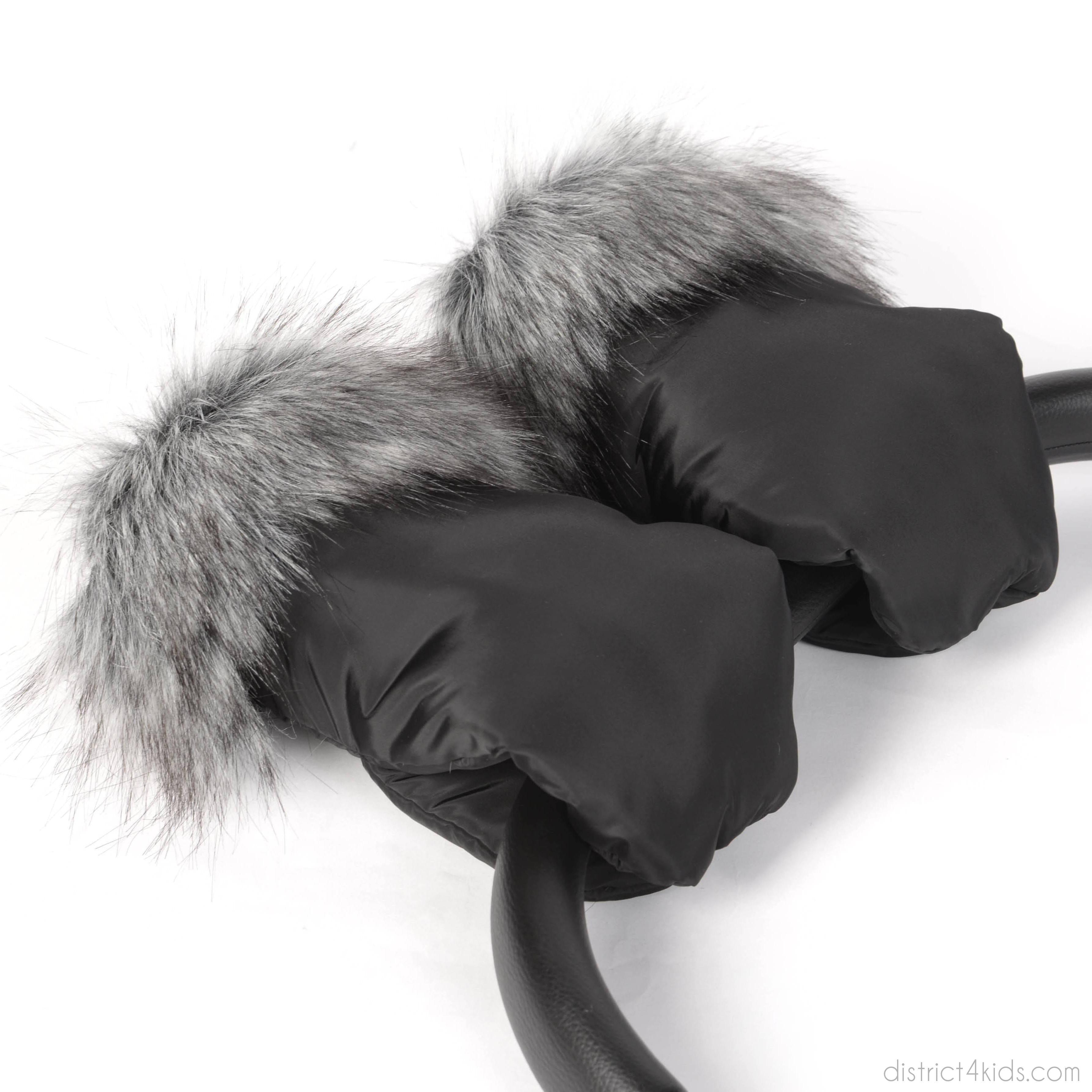 Handwärmer mit Fell für Kinderwagen – Stylisch, warm & wasserabweisend