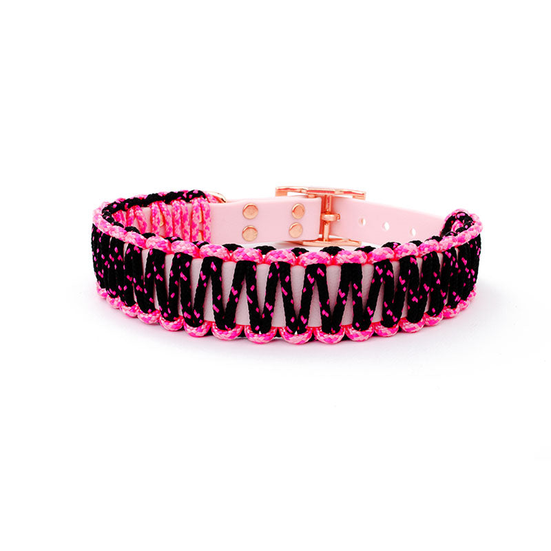 Hundehalsband Lori Tierluxe - Handgemacht, Paracord, Biothane