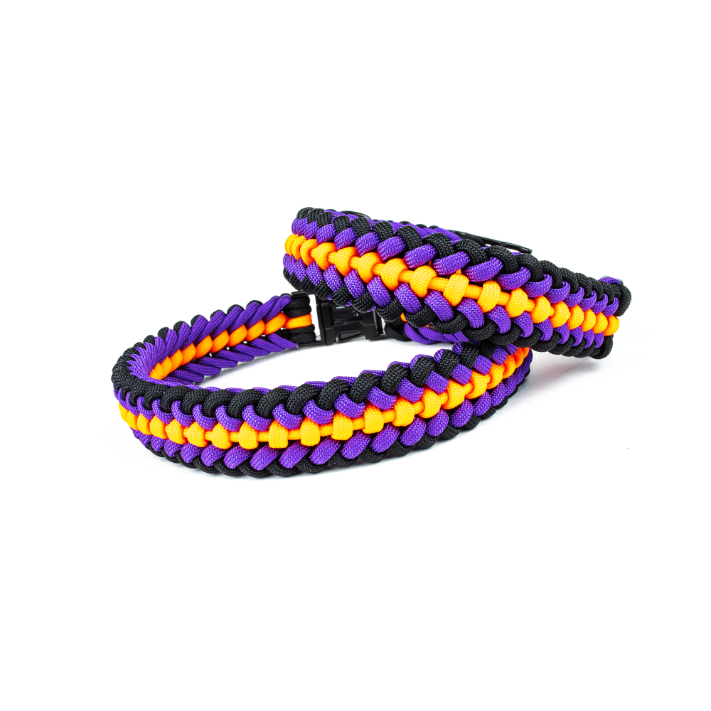 Hundehalsband Tierluxe Halloweeny Paracord Biothane
