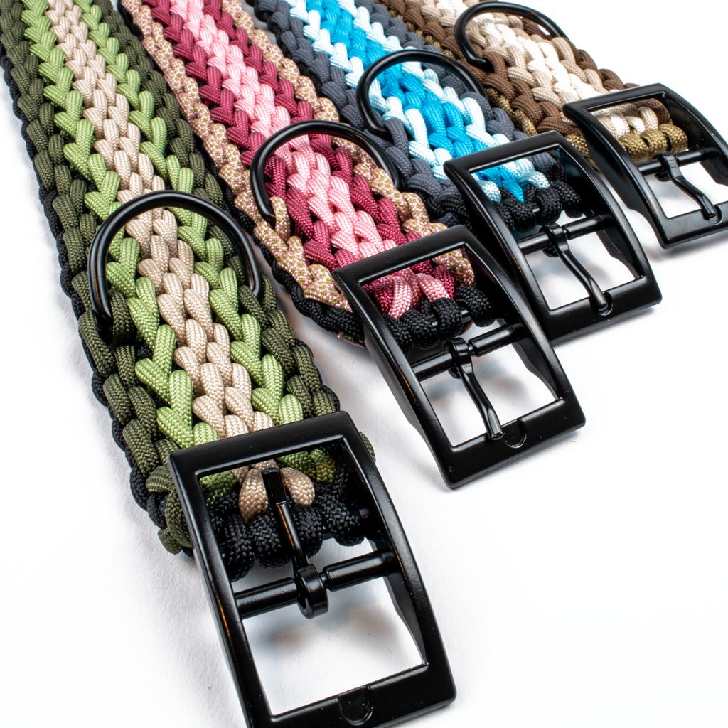 Hundehalsband Tierluxe Natur Handgemacht Paracord