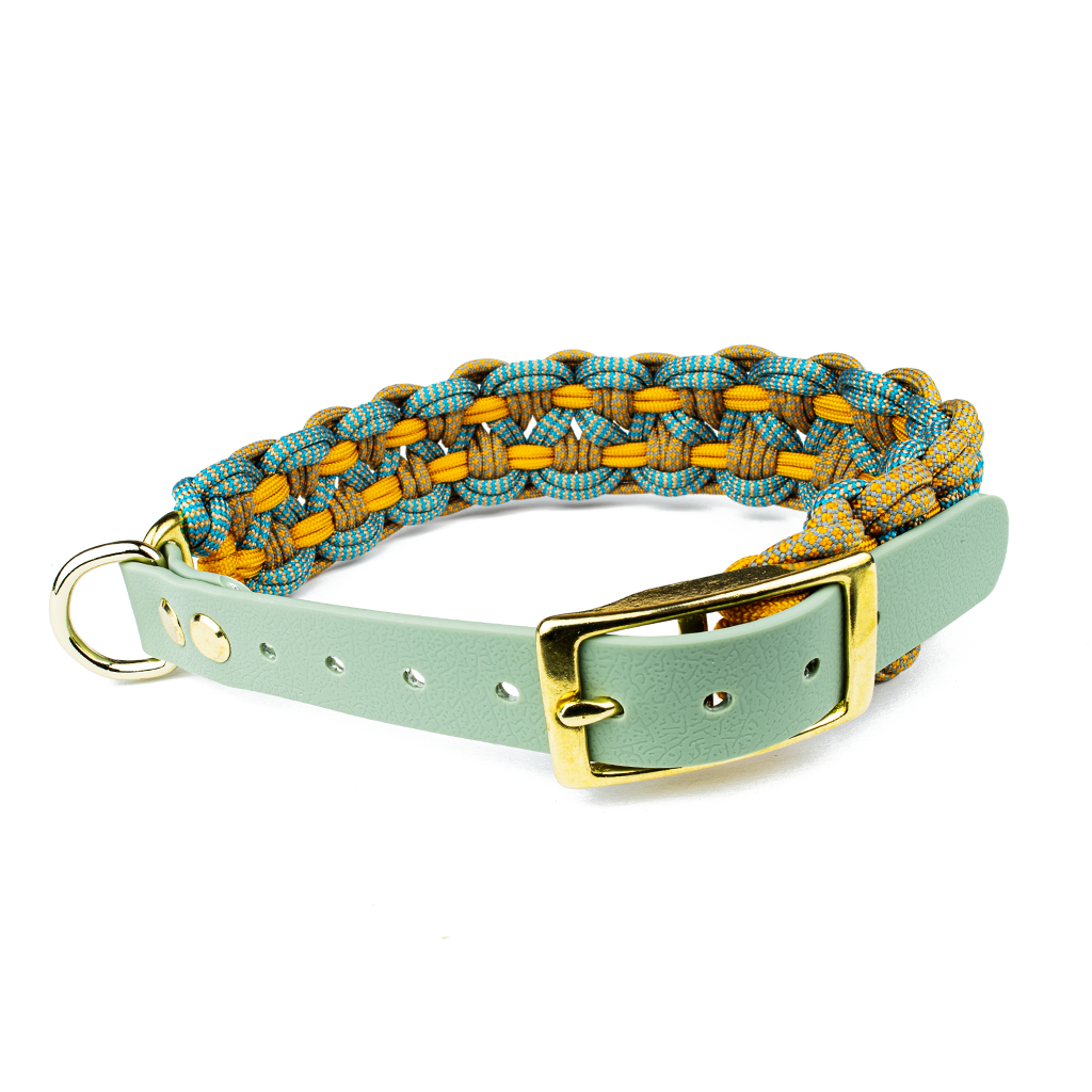 Hundehalsband Tierluxe Welle Paracord Biothane