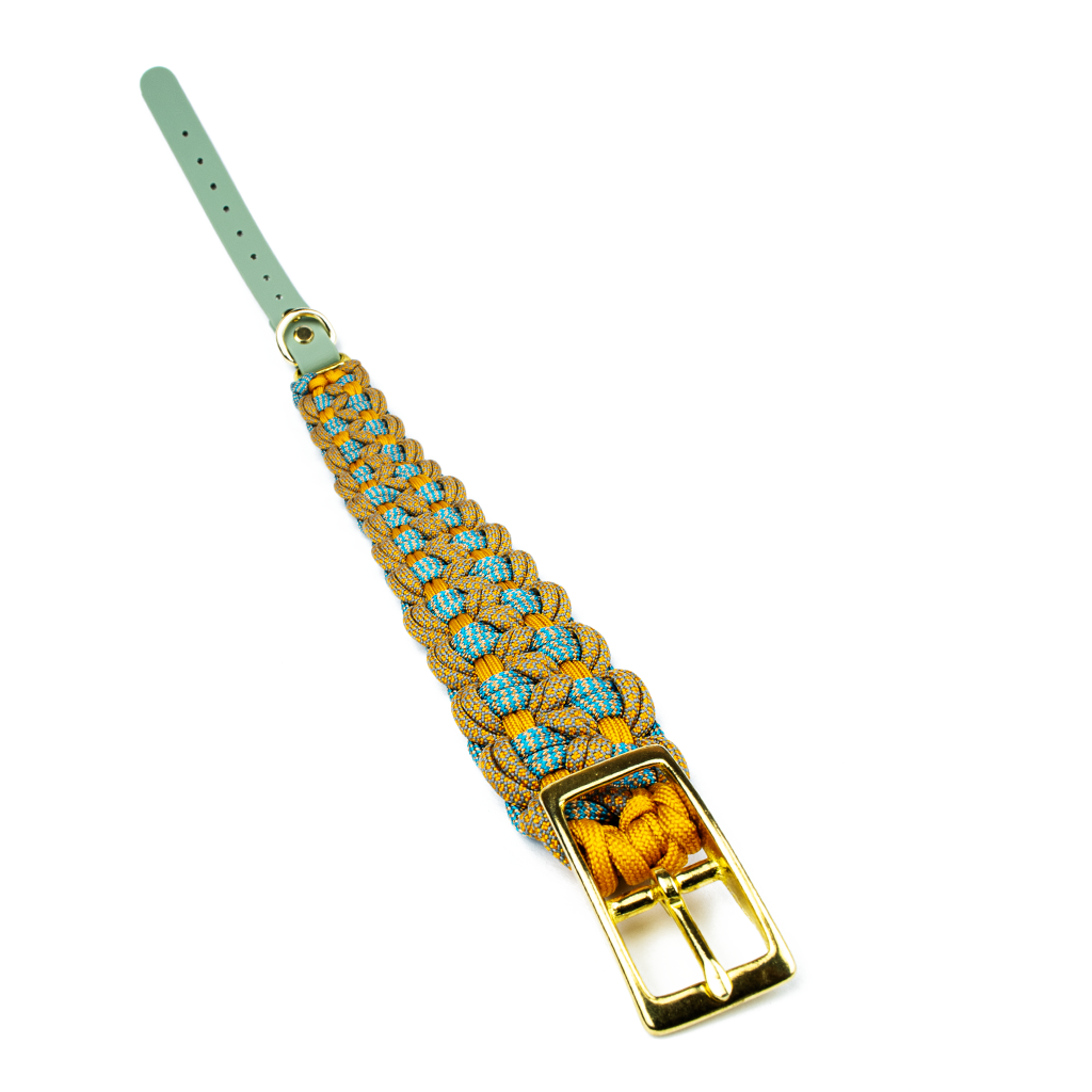 Hundehalsband Tierluxe Welle Paracord Biothane