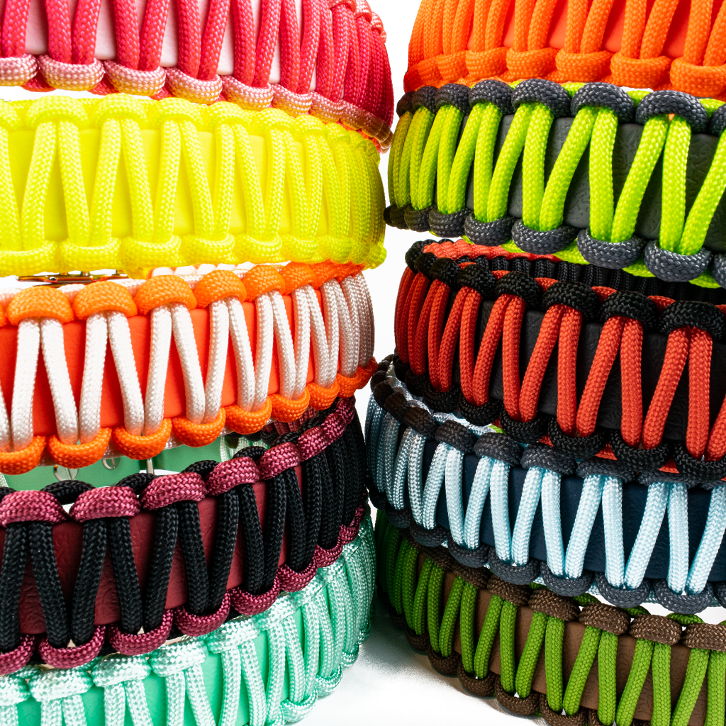 Hundehalsband Lori Tierluxe - Handgemacht, Paracord, Biothane