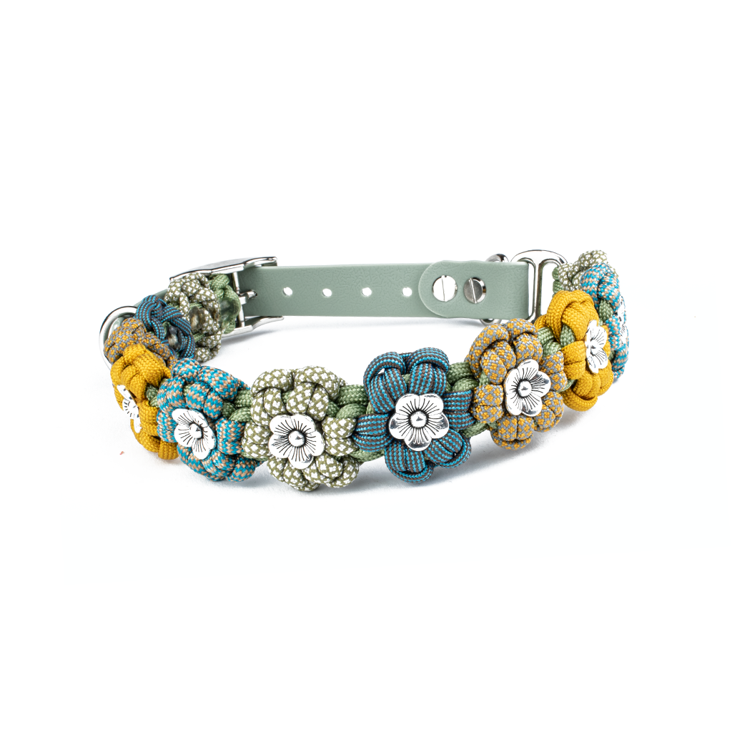 Hundehalsband Tierluxe Blumen Paracord