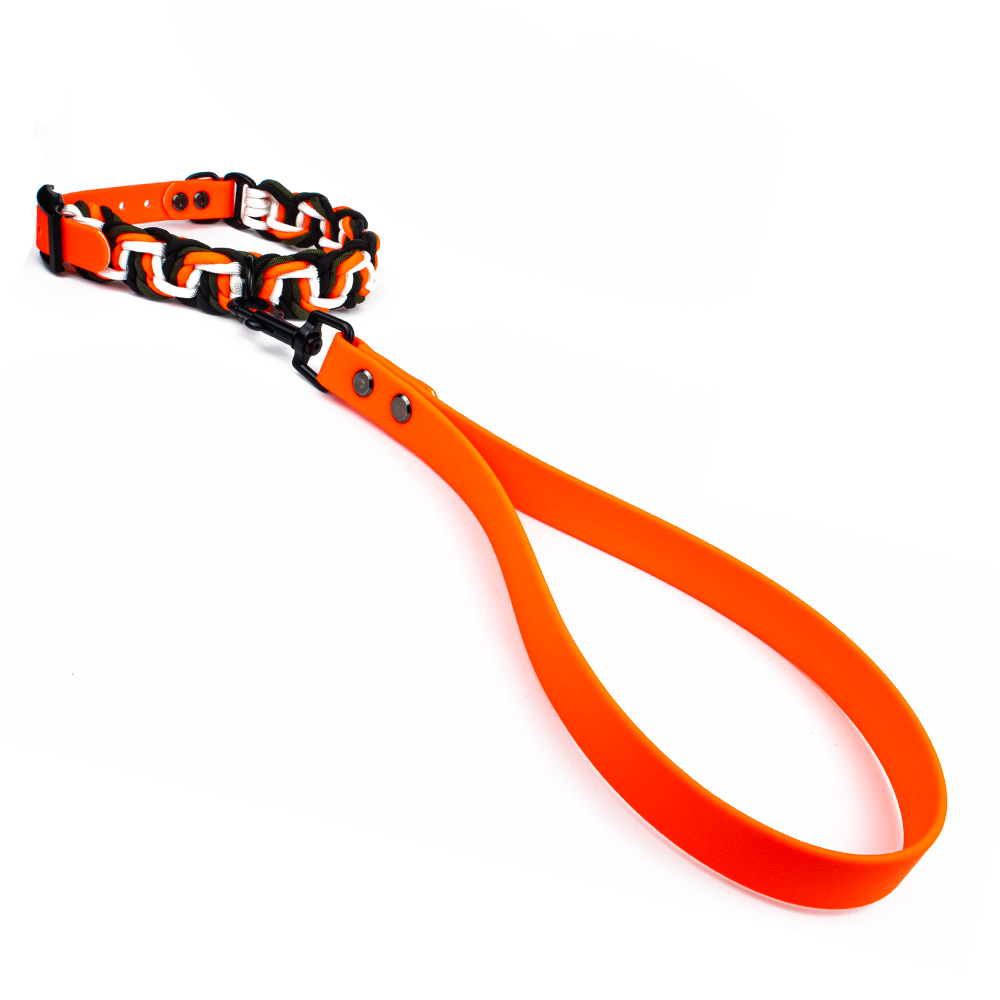 Kurzführer Tierluxe Mountain Neon Kurzleine Biothane