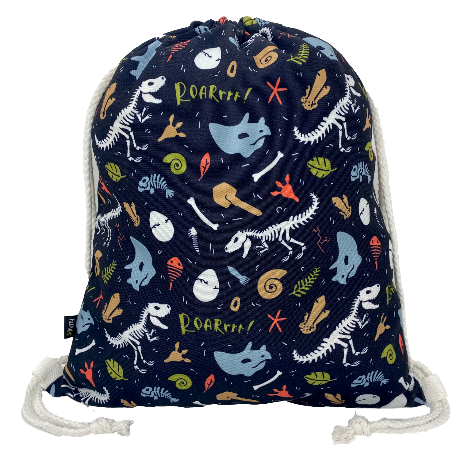 Kinder Turnbeutel Dino Skelett