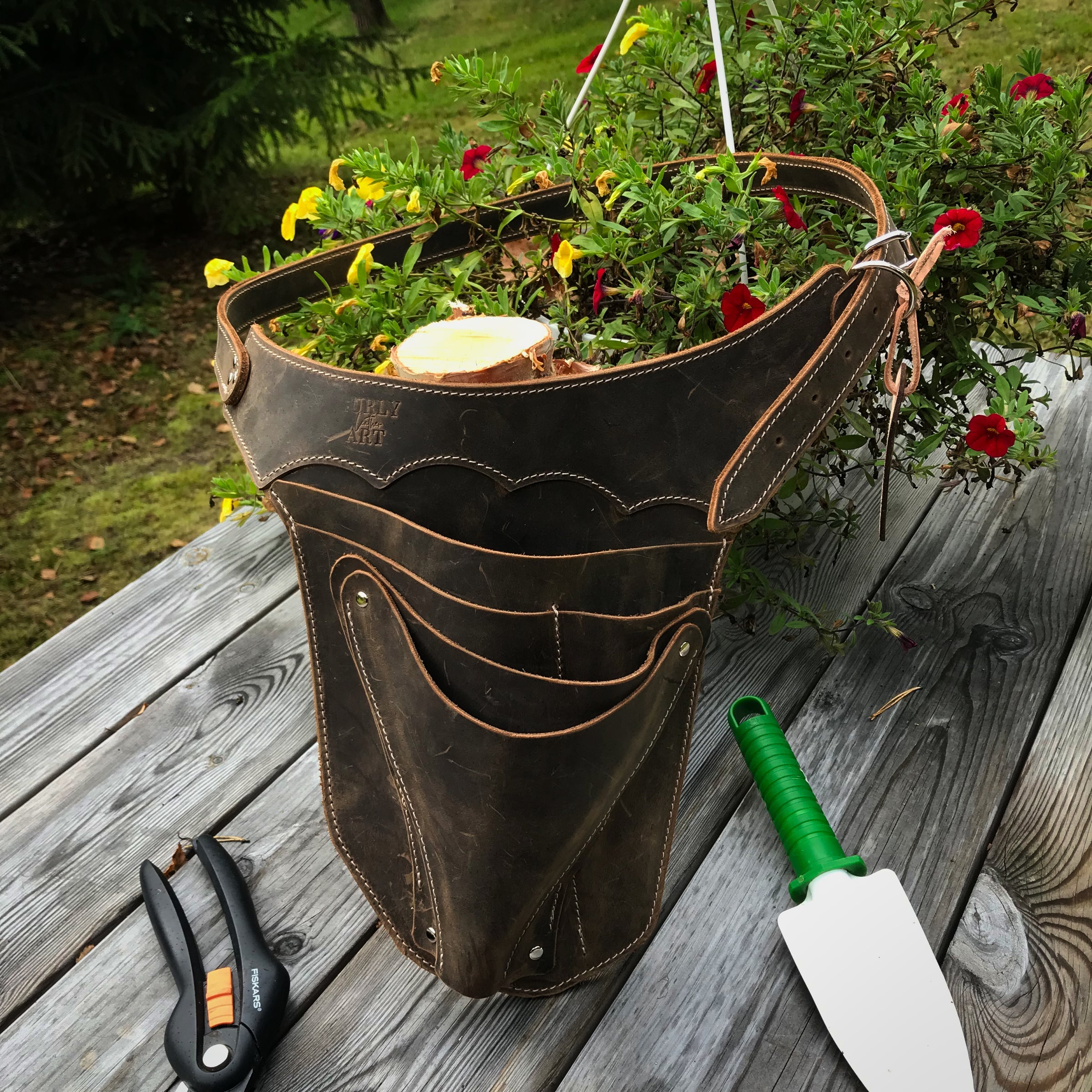 Großer Werkzeuggürtel / Garten Werkzeuggürtel - Rechts -