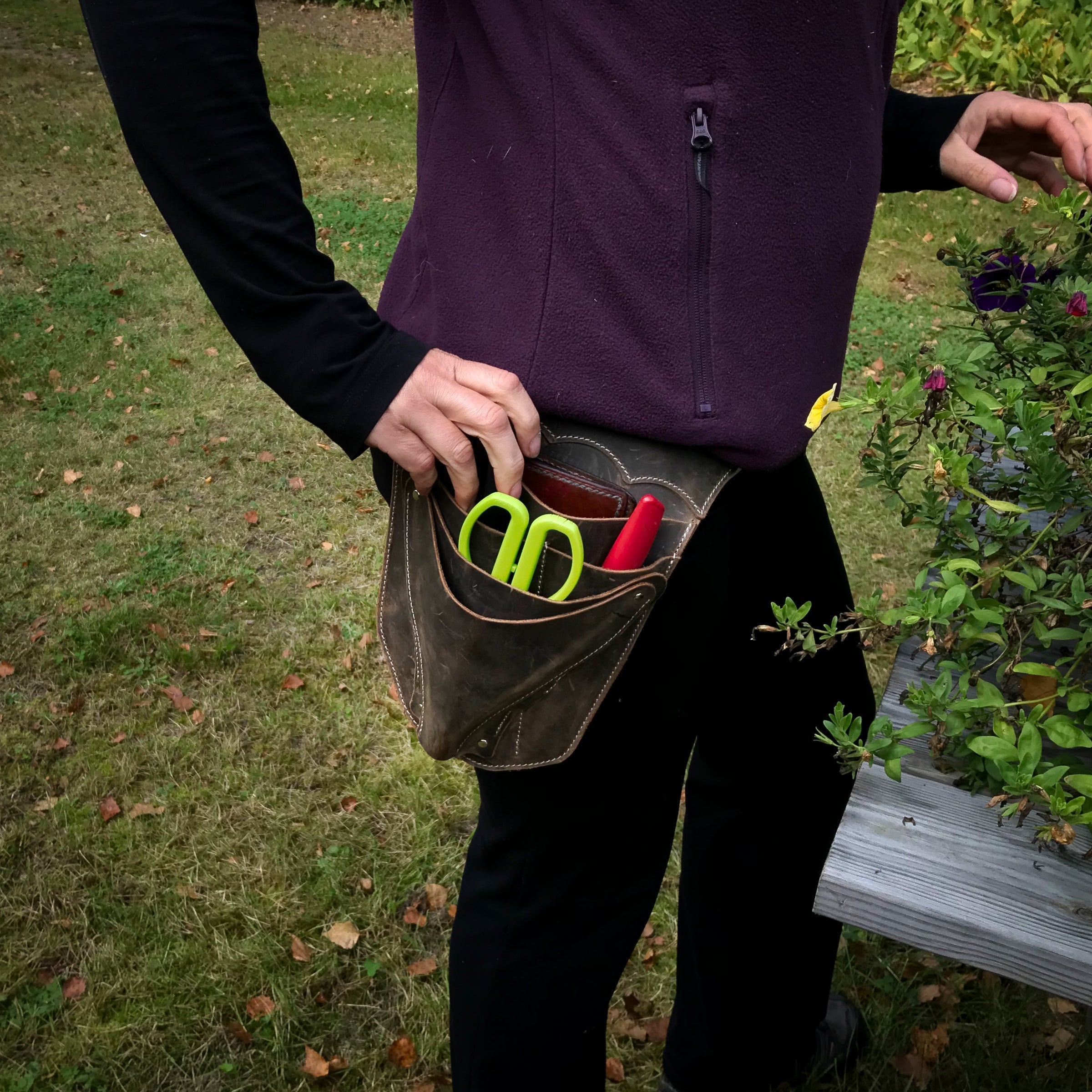 Großer Werkzeuggürtel / Garten Werkzeuggürtel - Rechts -