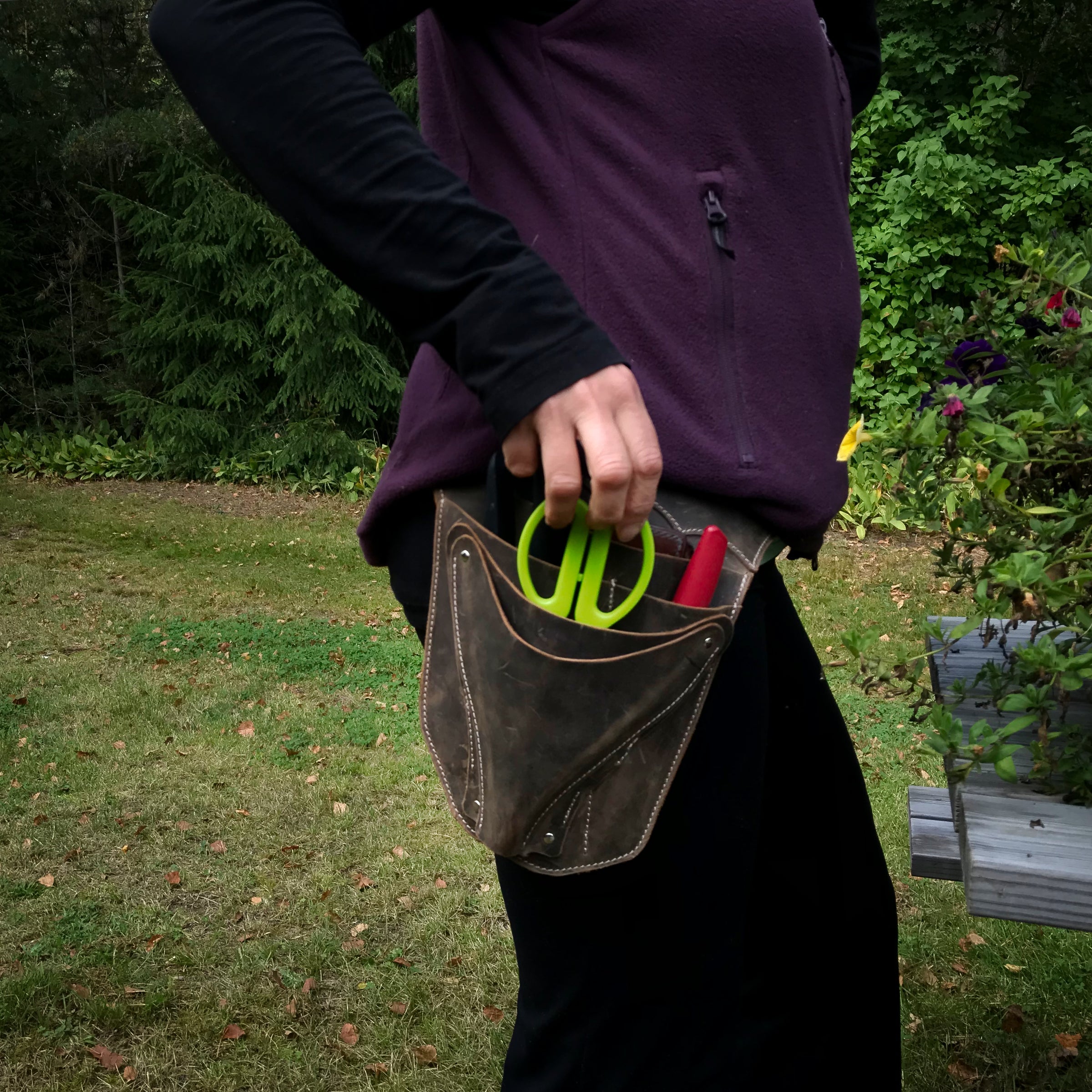 Großer Werkzeuggürtel / Garten Werkzeuggürtel - Rechts -