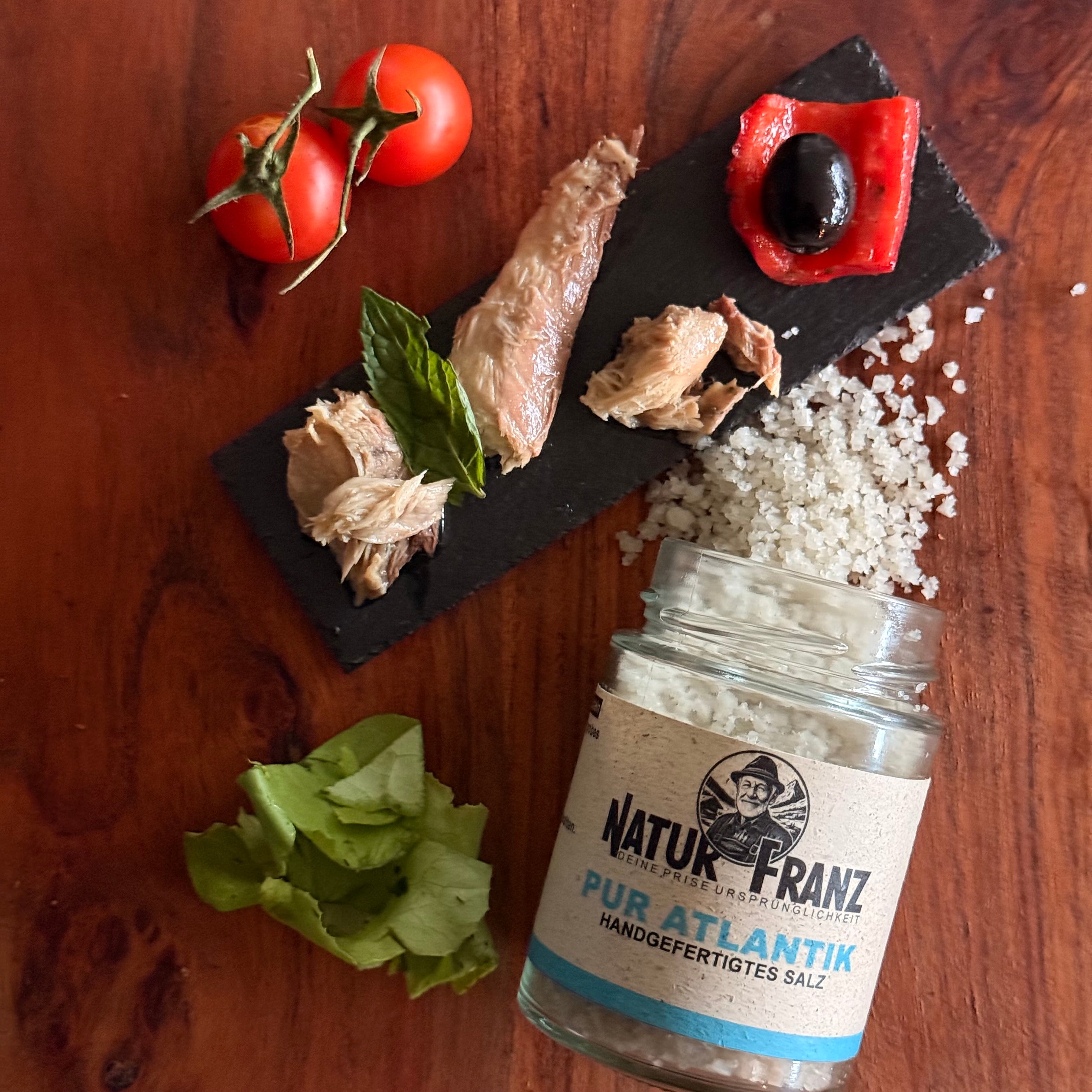 Pur Atlantik - keltisches Salz aus Frankreich, rein & naturbelassen