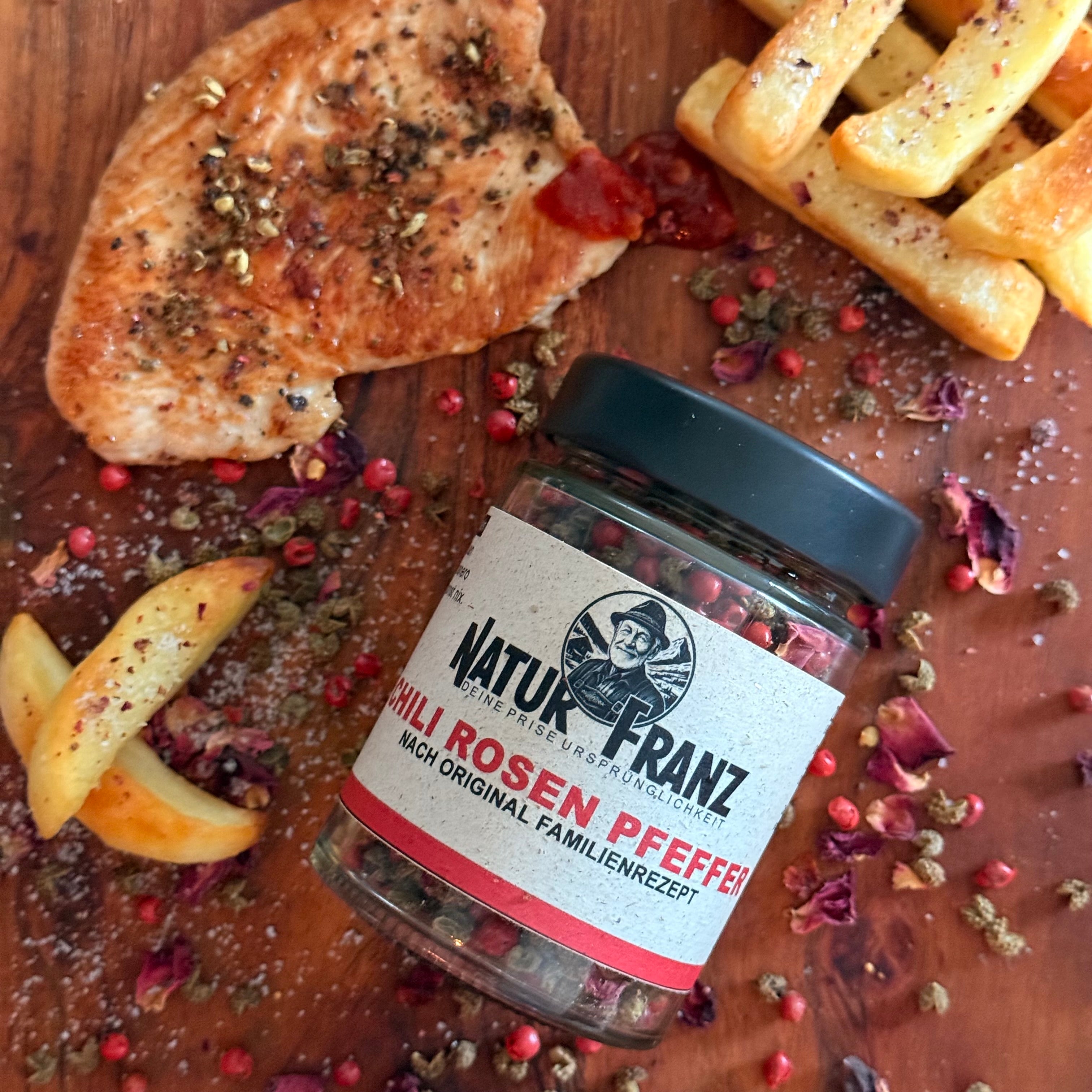 Chili Rosen Pfeffer - zart genug zum Verführen, wild genug zum Anbeißen