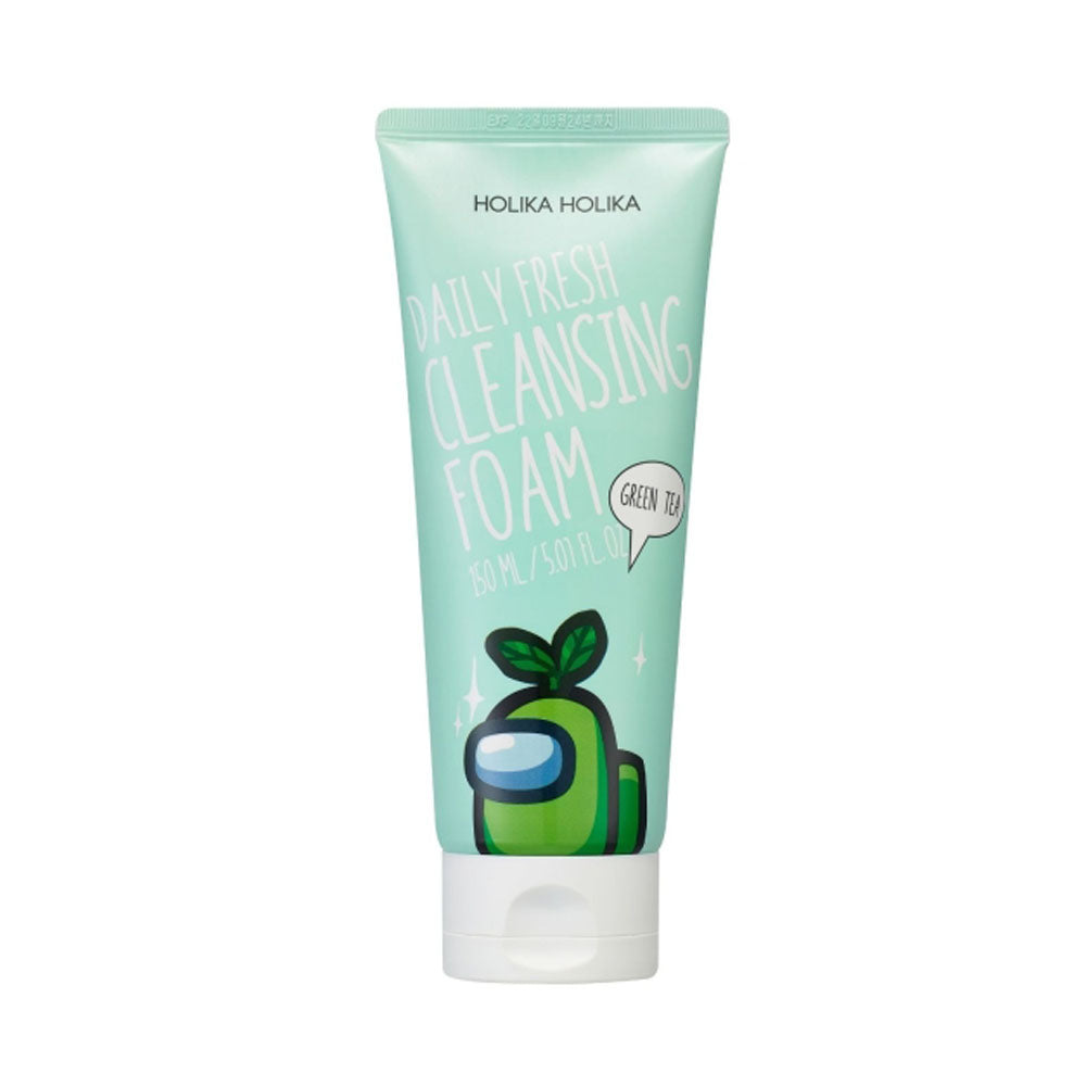 Holika Holika Daily Fresh Cleansing Foam Green Tea (Among Us) – 150 ml