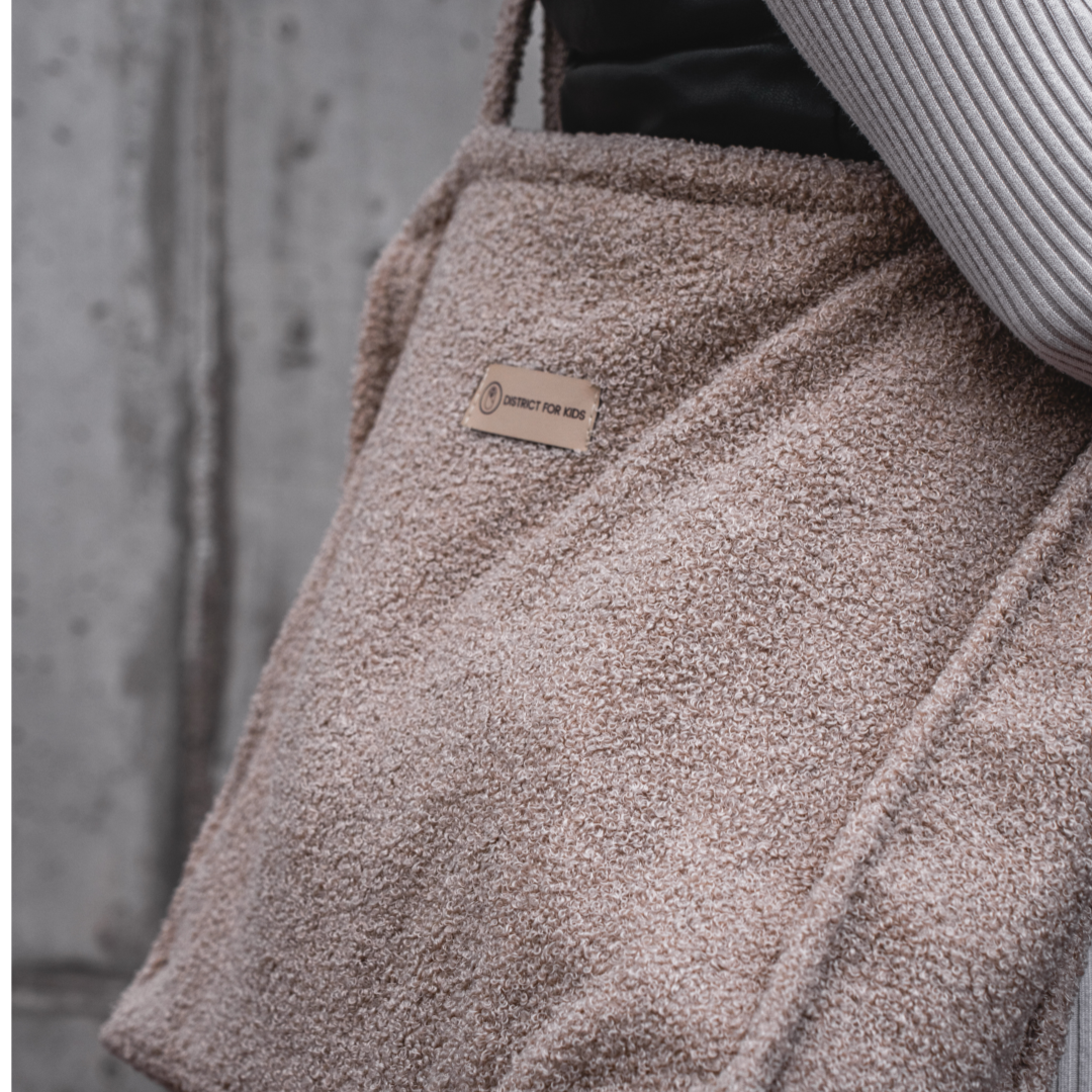 Kinderwagentasche Cube Teddy Boucle | Wickeltasche