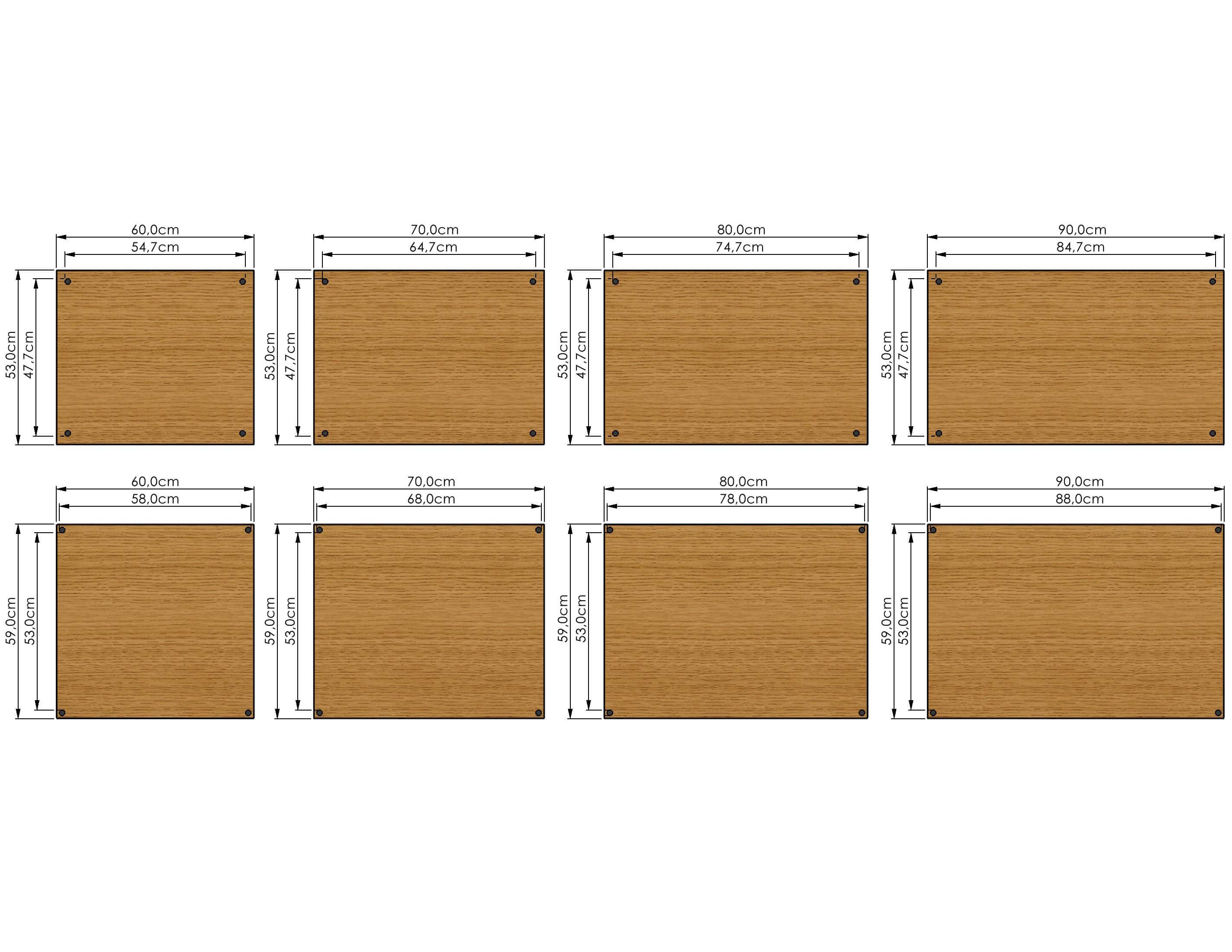 Nussbaum Kochfeldabdeckung / Ceranfeldabdeckung in Handarbeit