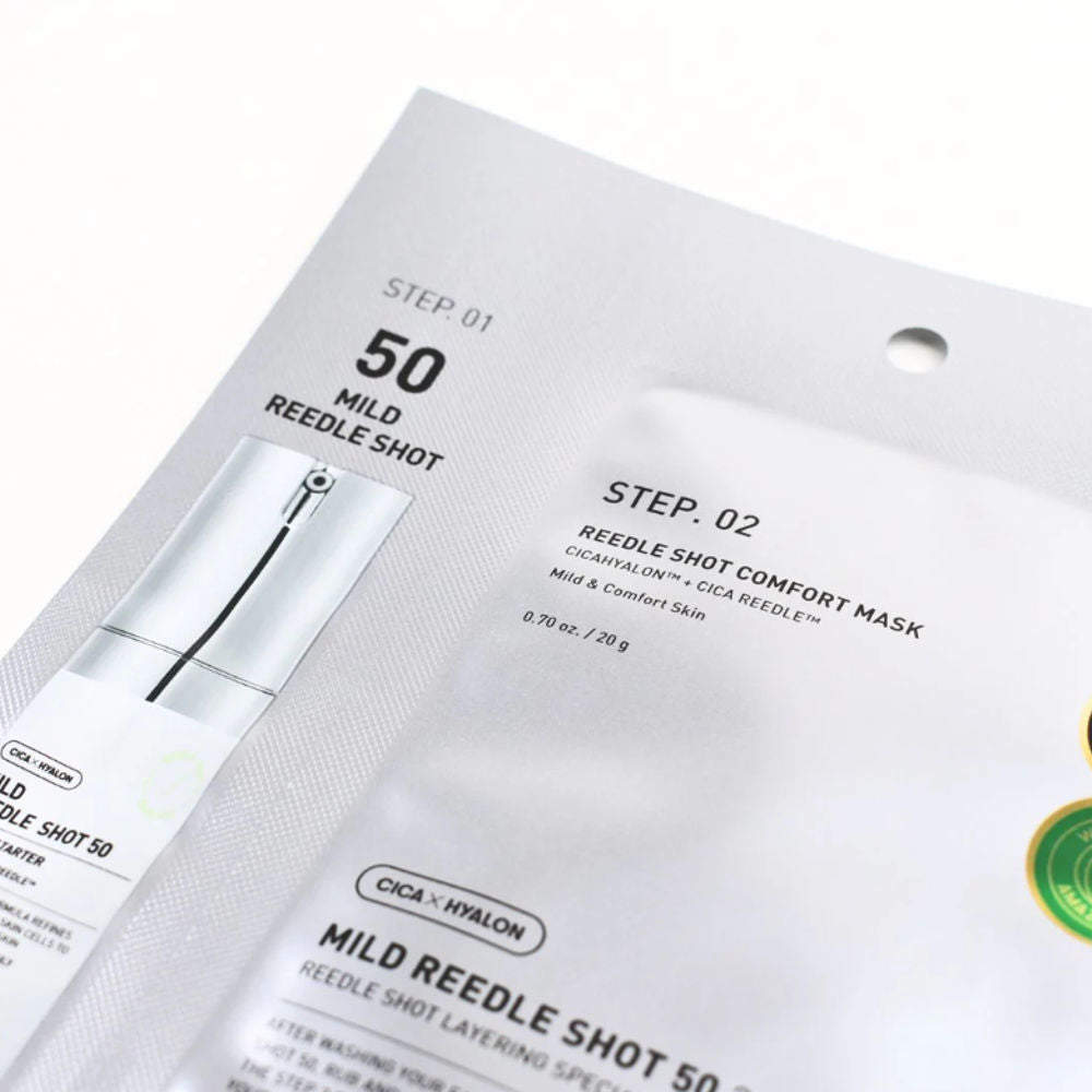 VT Cosmetics | Mild Reedle Shot 50 2-Step Mask - 21.5 g