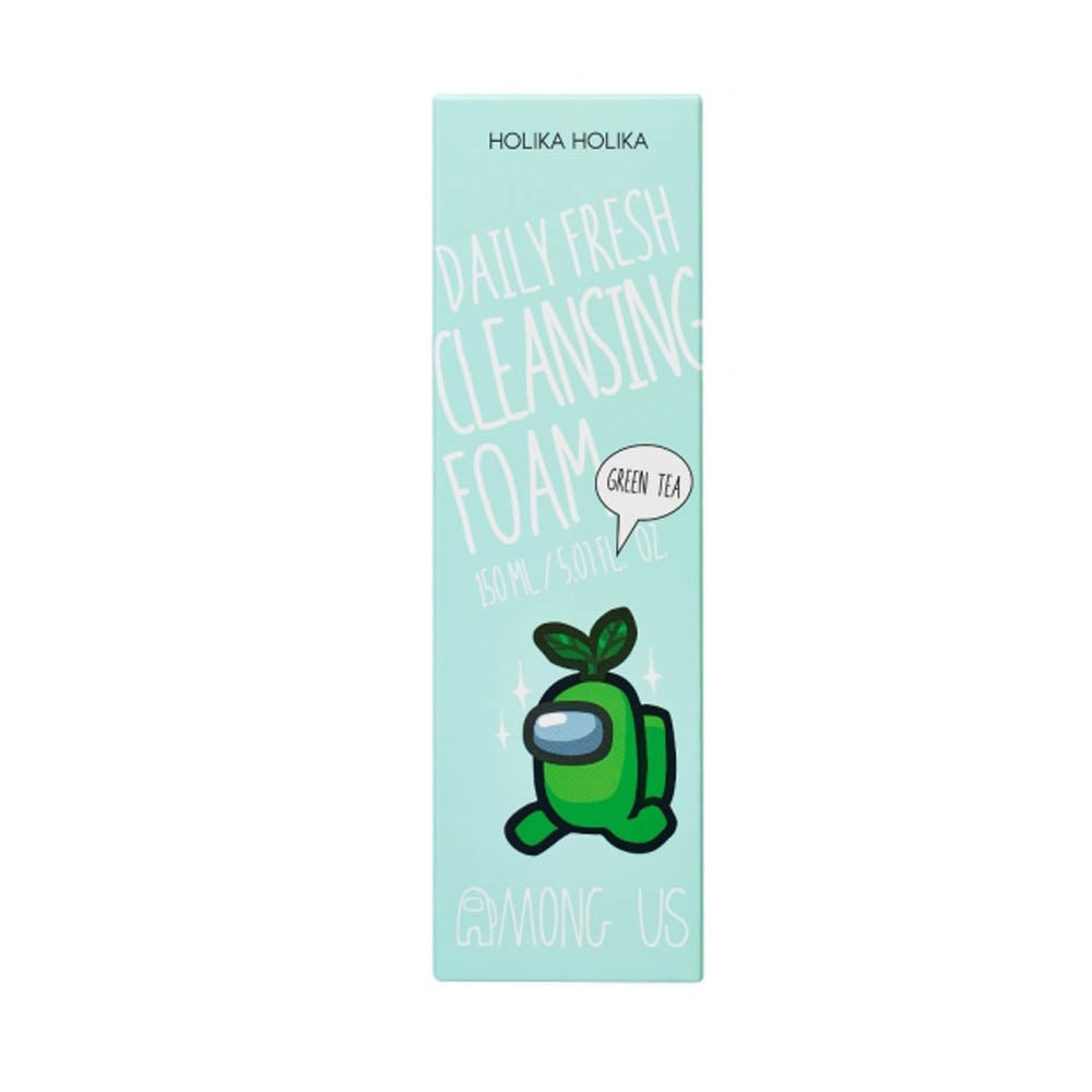 Holika Holika Daily Fresh Cleansing Foam Green Tea (Among Us) – 150 ml
