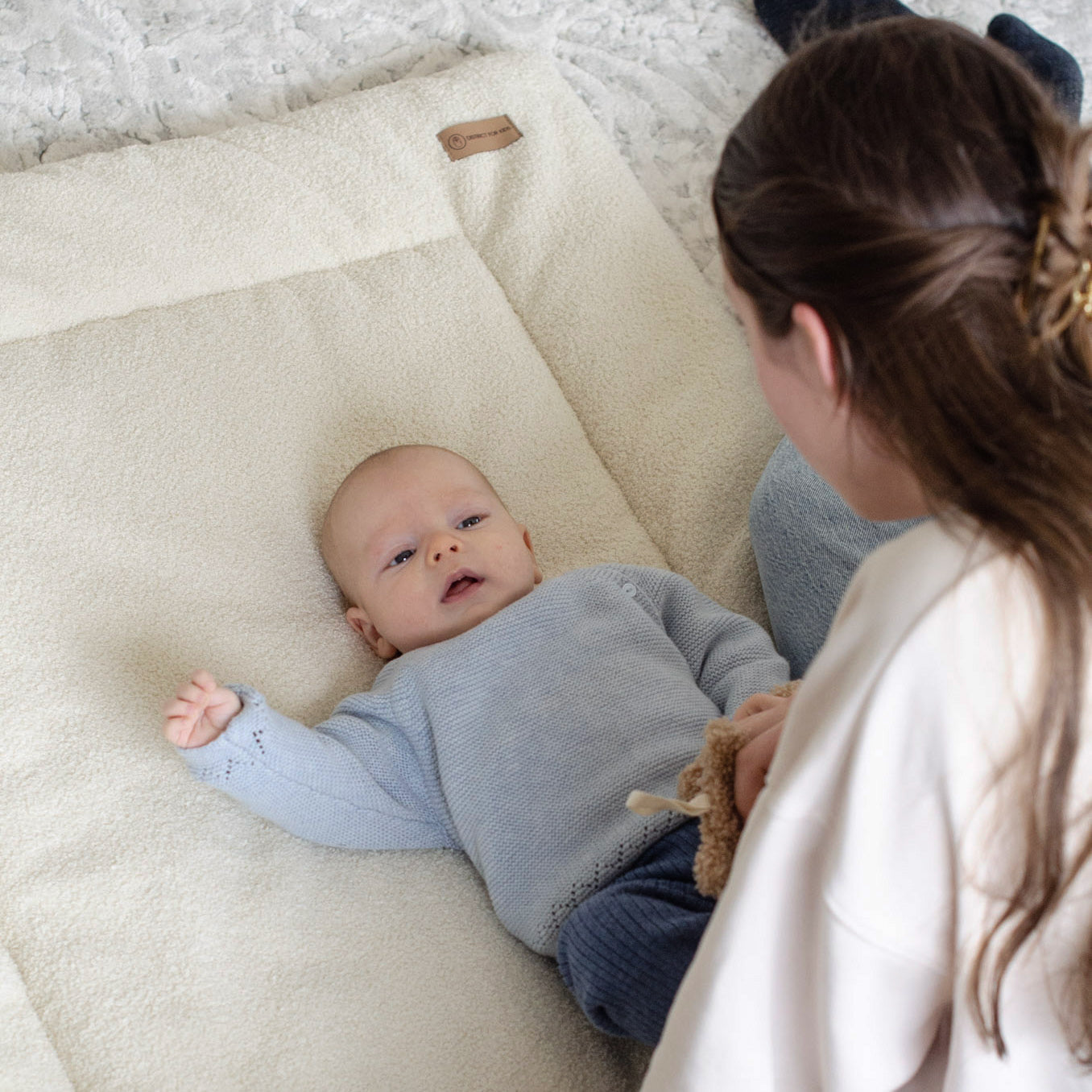 Krabbeldecke Teddy Boucle - modern & kuschelig