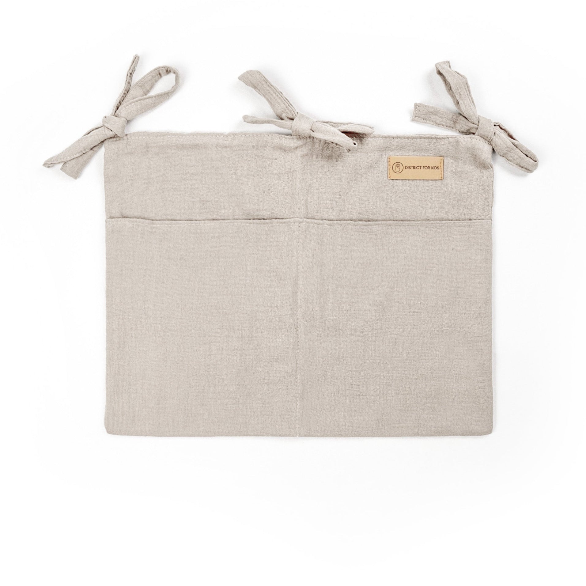 Babybett Organizer Musselin - Aufbewahrung fürs Babyzimmer