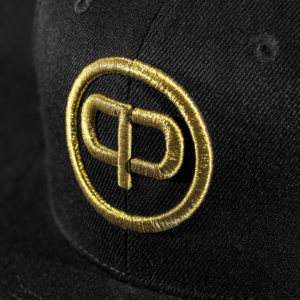 Snapback Cap - Black & Gold