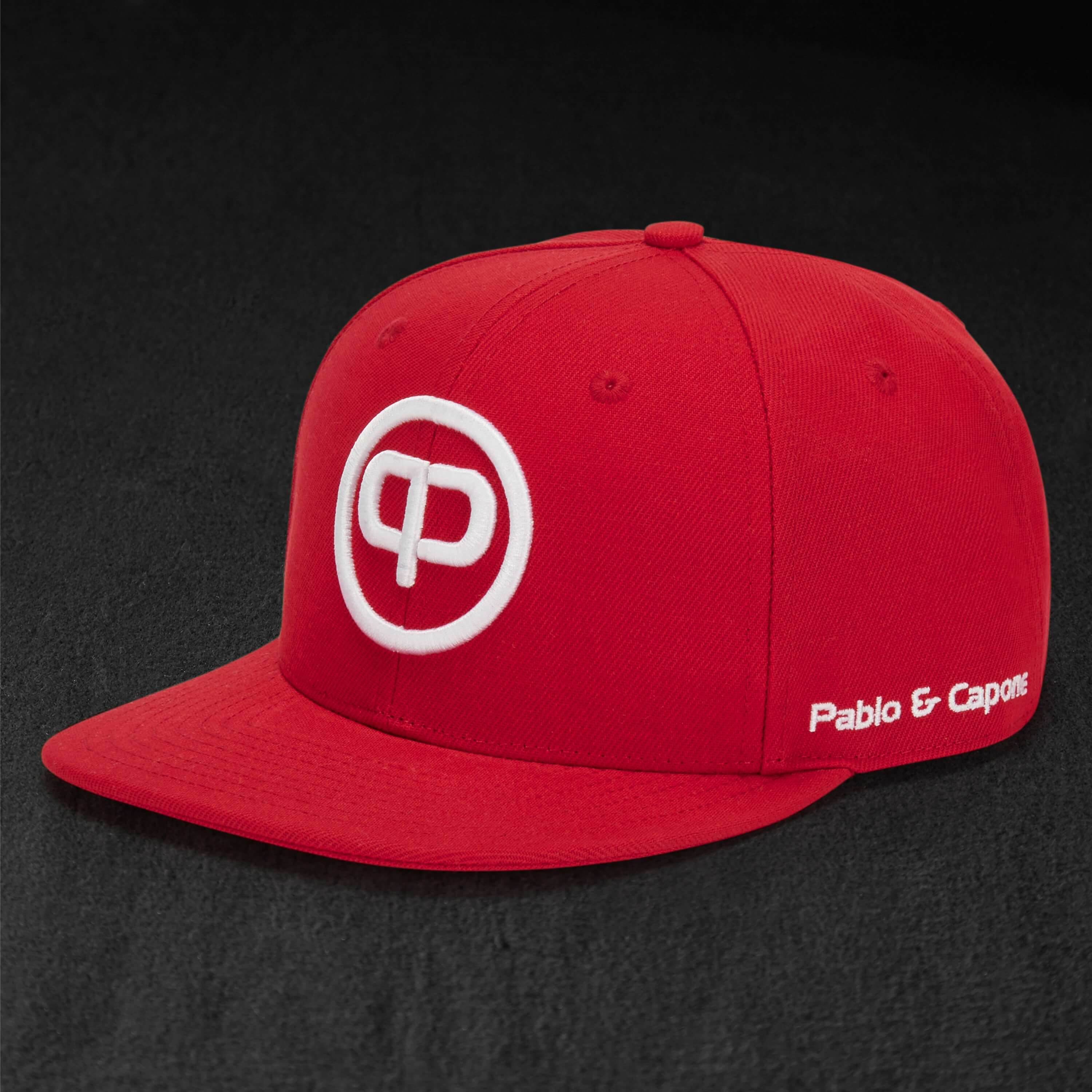 Snapback Cap - Red & White