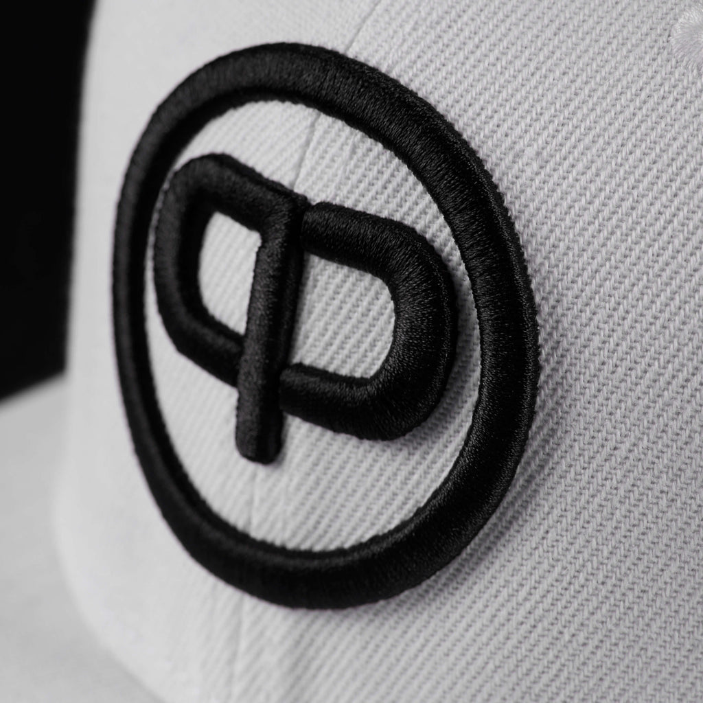 Snapback Cap - White & Black