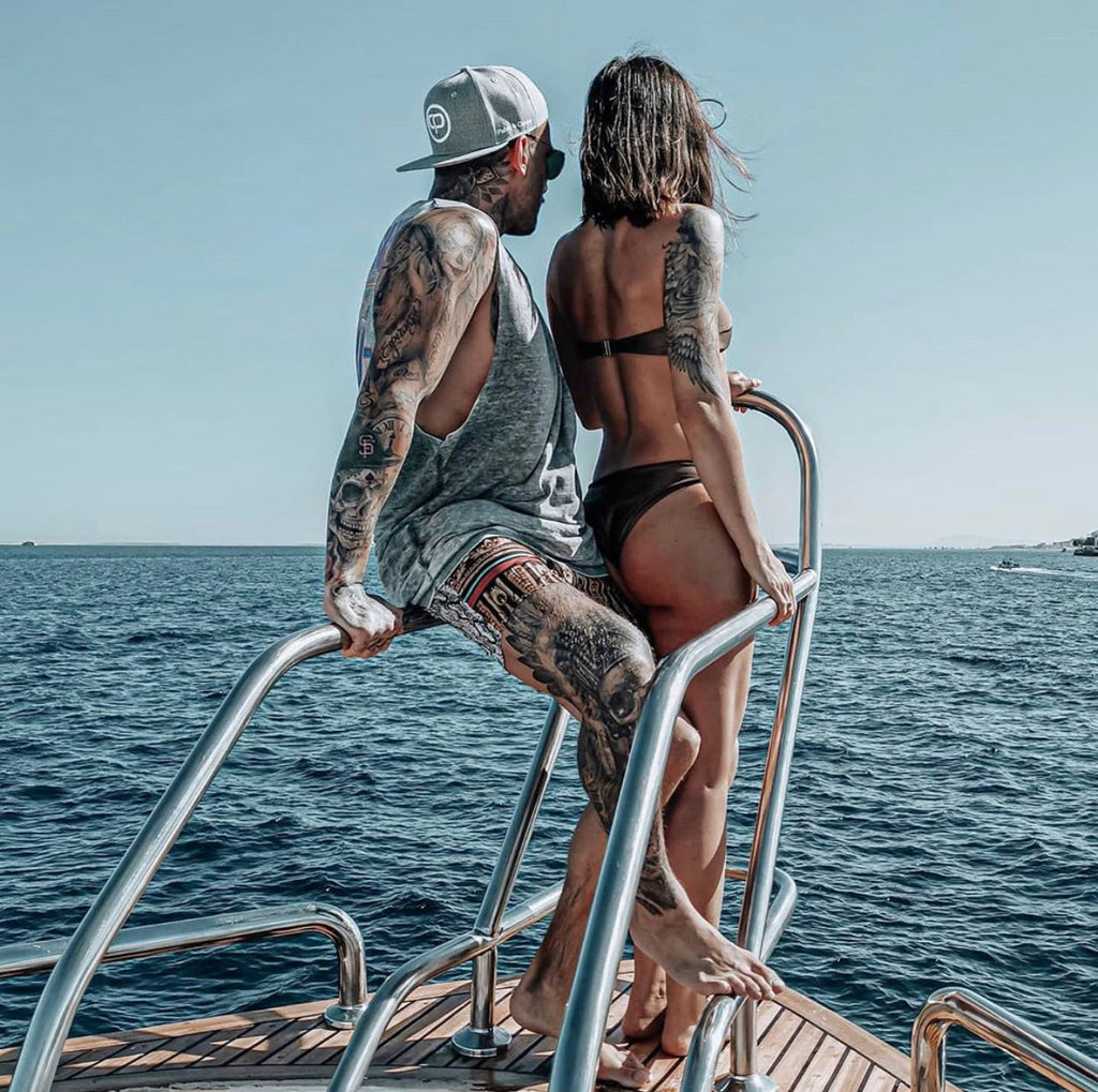 Snapback Cap - Grey & White 2.0