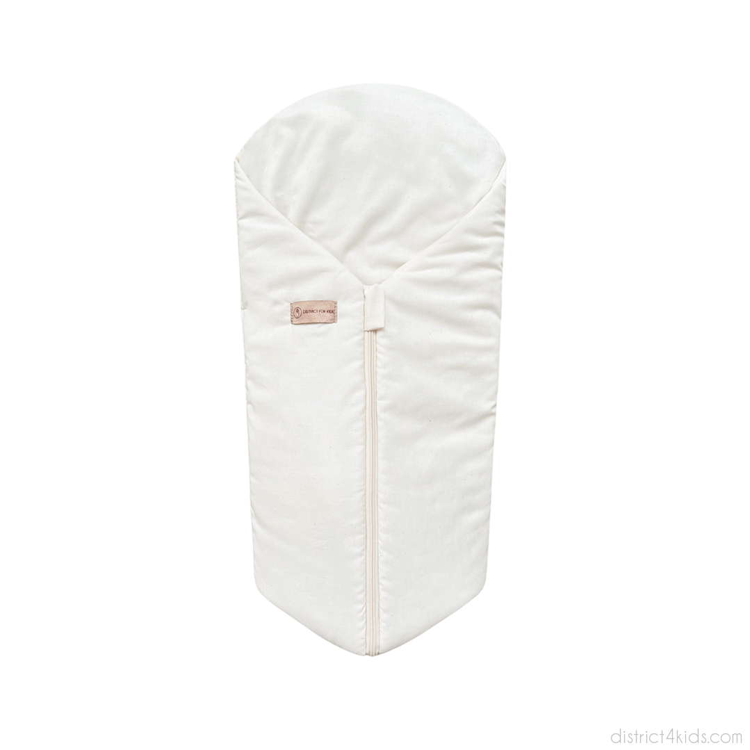 Pucksack Bio-Baumwolle mitwachsend - Ganzjahres Schlafsack für Babys