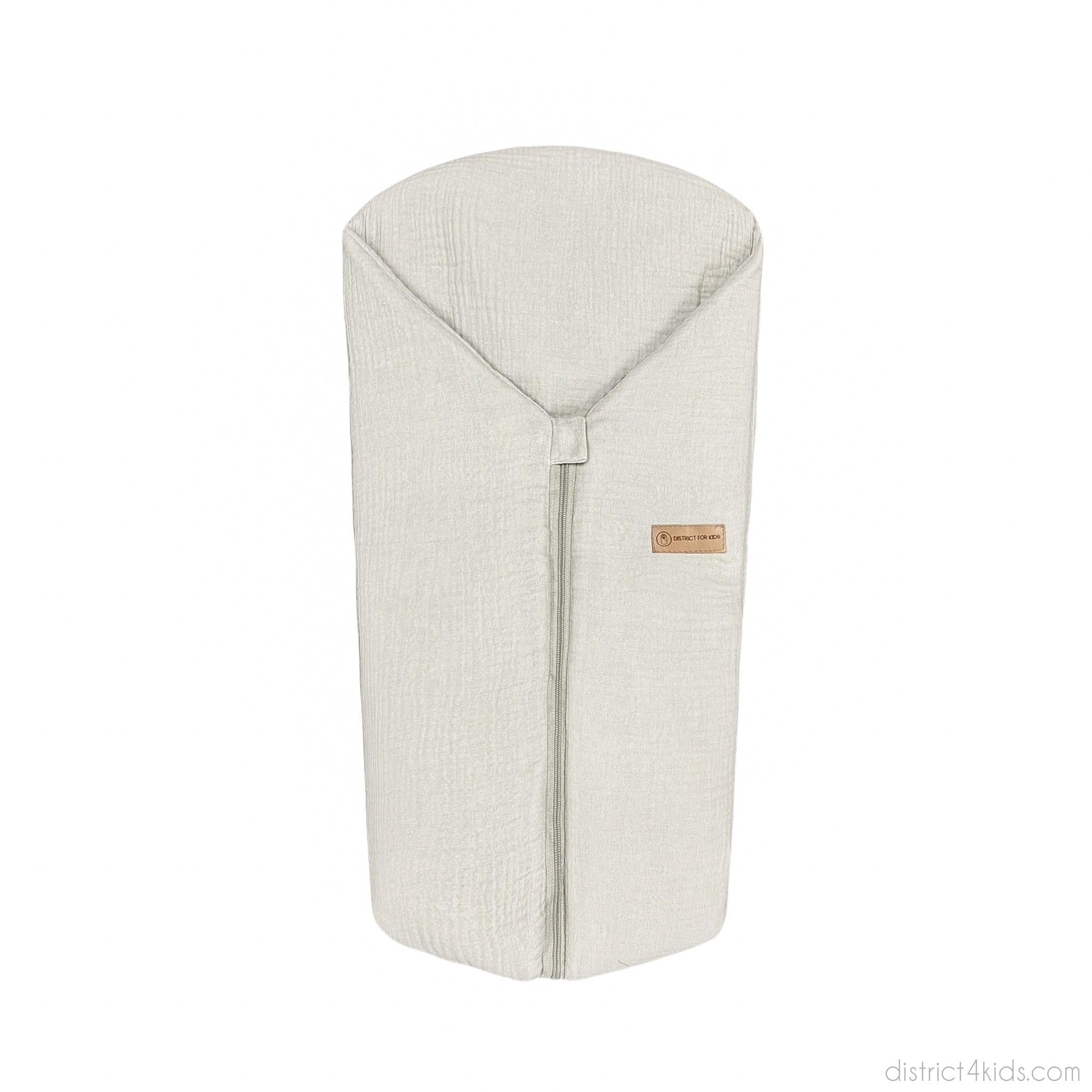 Pucksack Musselin mitwachsend - Ganzjahresschlafsack wärmend & atmungsaktiv