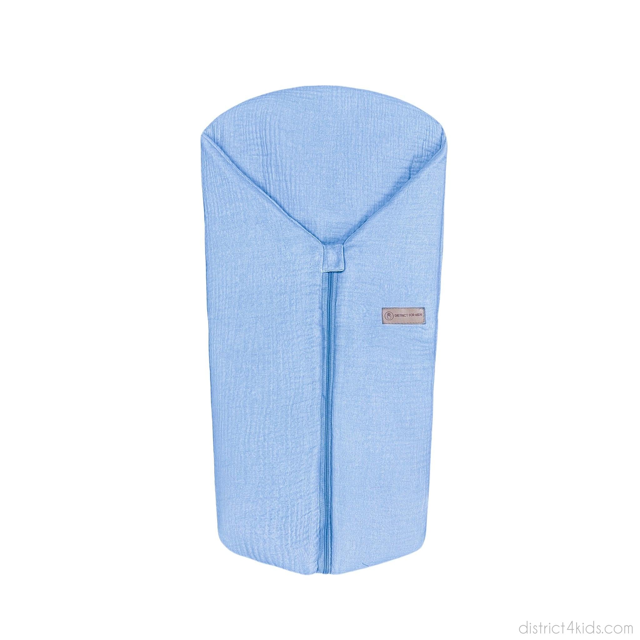 Pucksack Musselin mitwachsend - Ganzjahresschlafsack wärmend & atmungsaktiv