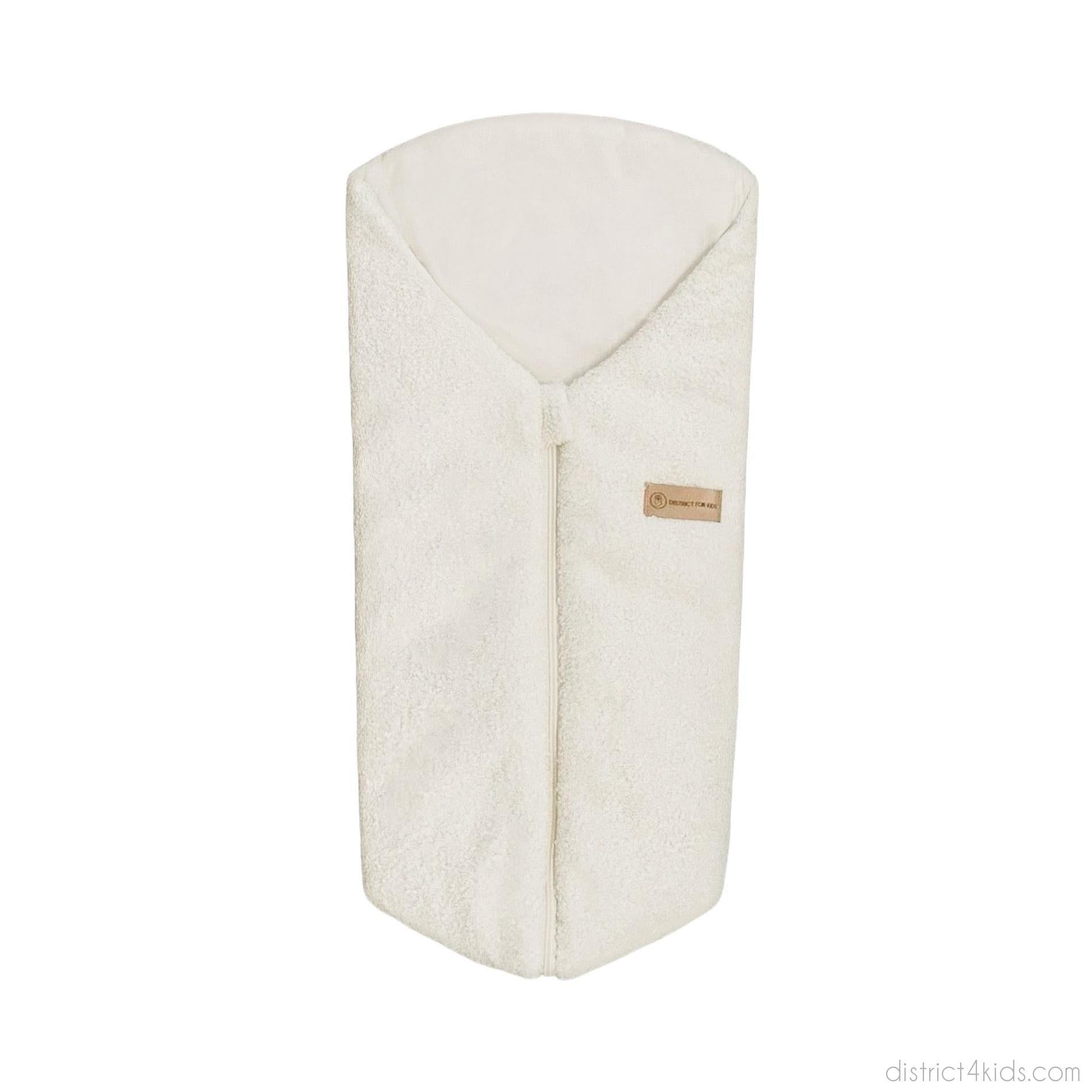 Pucksack Teddystoff Boucle mitwachsend - Nachhaltiger Babyschlafsack