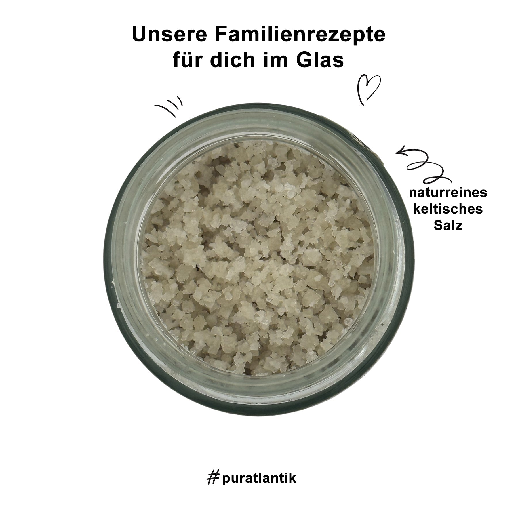 Pur Atlantik - keltisches Salz aus Frankreich, rein & naturbelassen