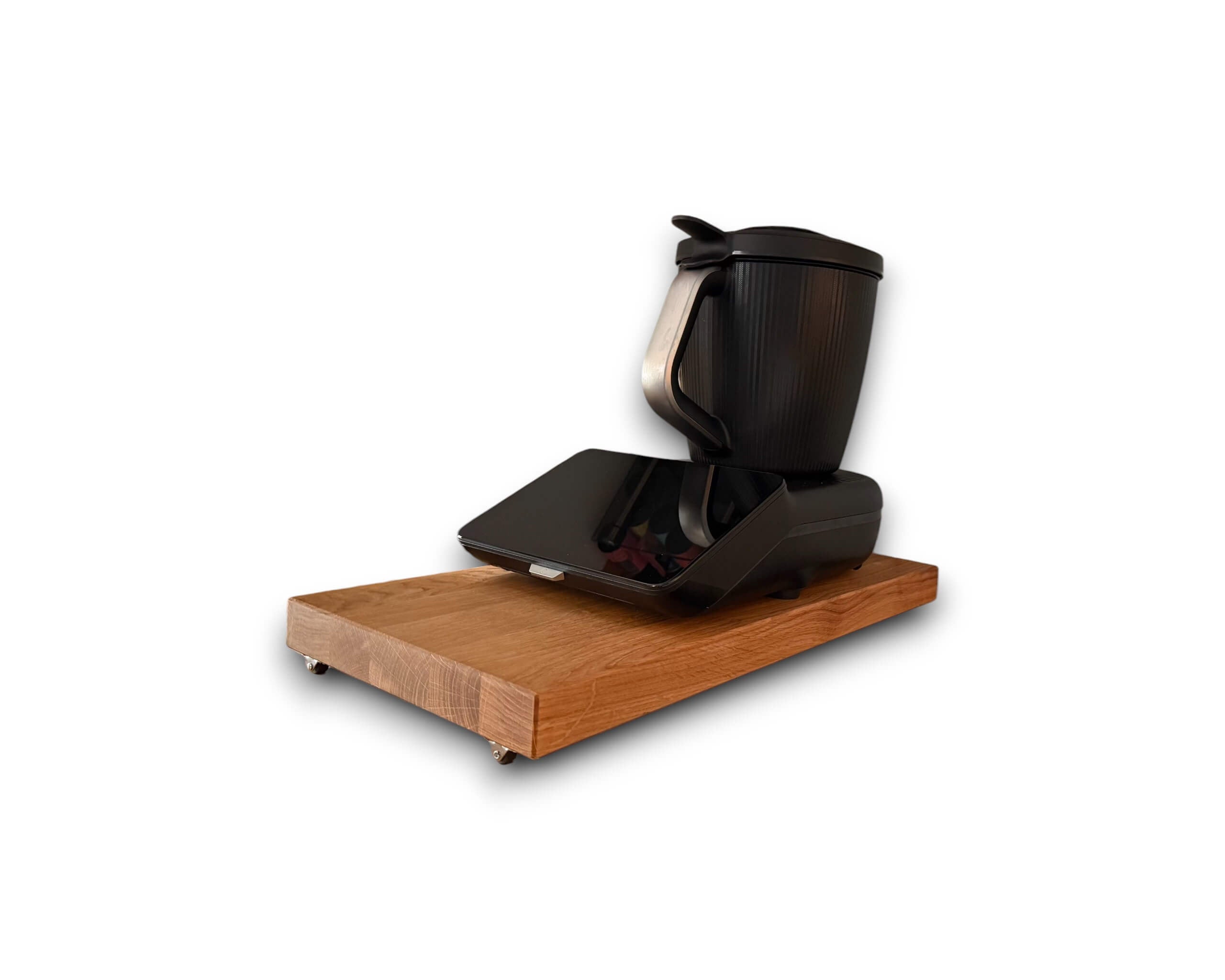 Rollbare Eichenholz Kochfeldabdeckung / Ceranfeldabdeckung - Rollbares Gleitbrett