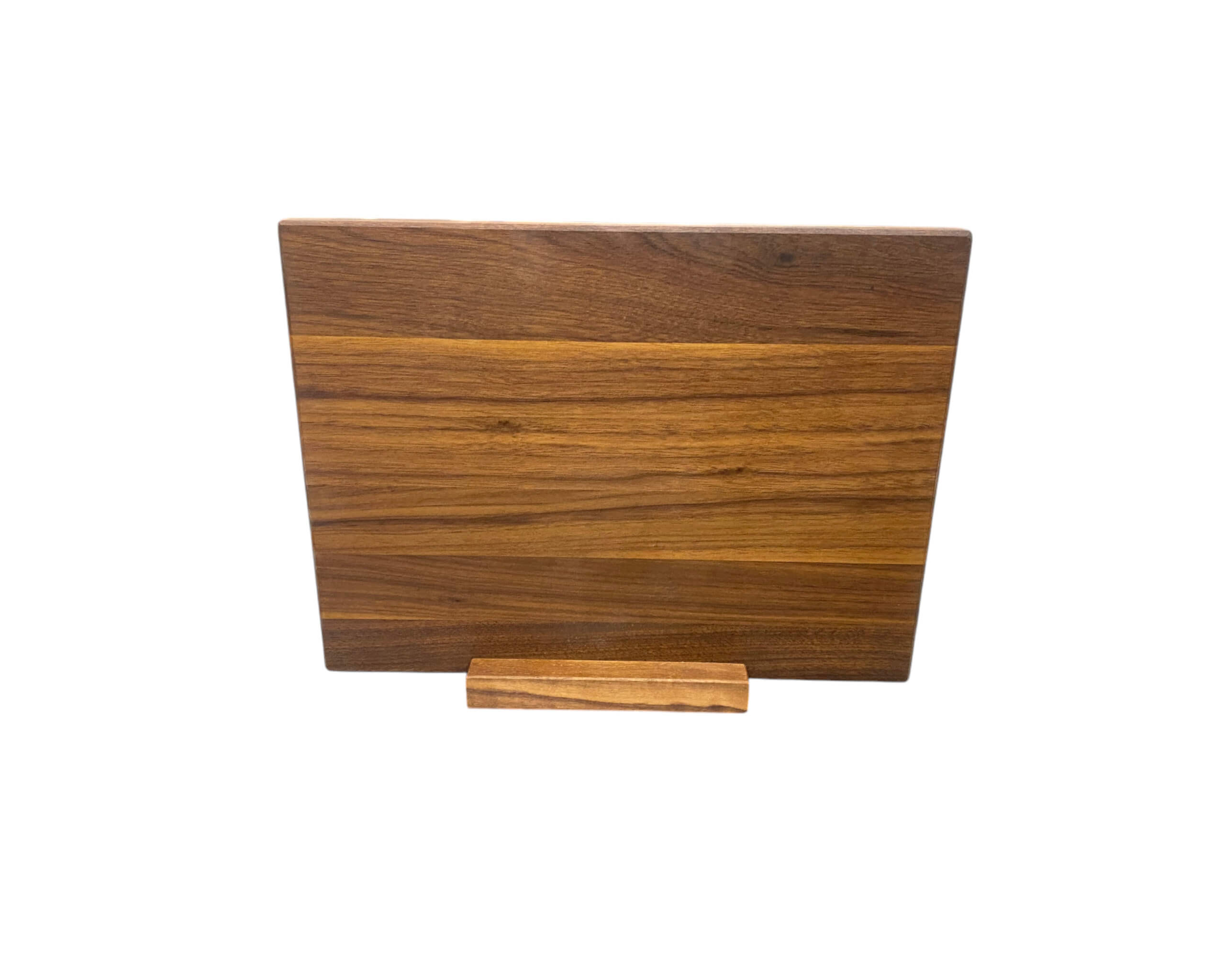 Schneidebrett-Ständer aus massivem Nussbaumholz in Handarbeit