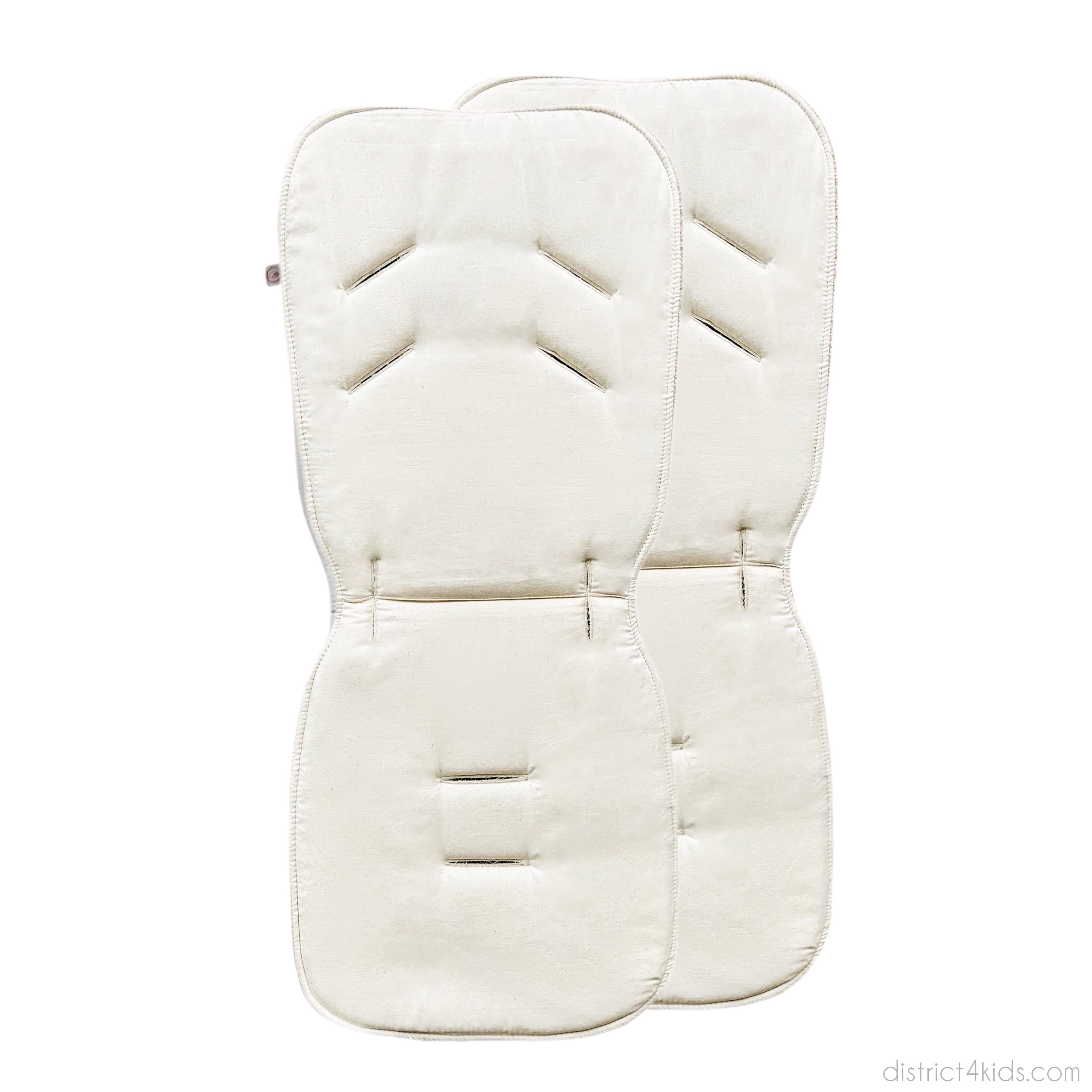 Sitzauflage Bio Baumwolle für den Kinderwagen - universell passend